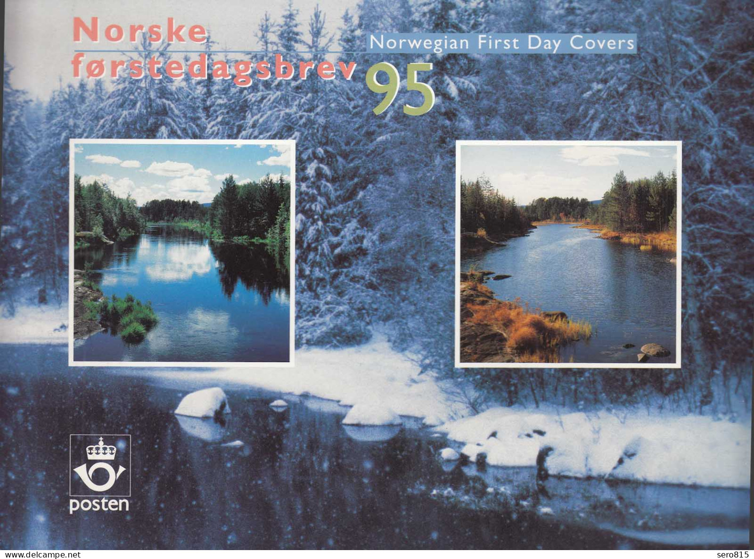 Norwegen - Norway 1995 FDC Kompletter Jahrgang Im Offizielle Jahresmappe - Autres & Non Classés