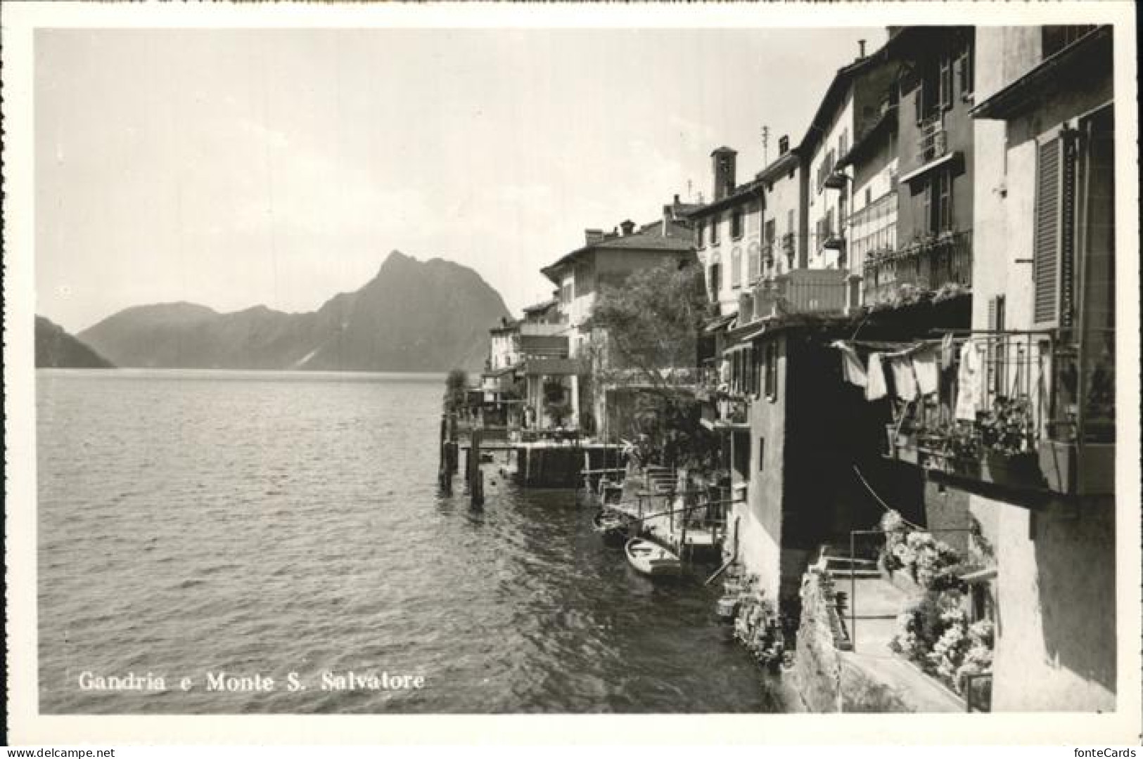 11113235 Gandria_Lago_di_Lugano Monten S. Salvatore - Sonstige & Ohne Zuordnung