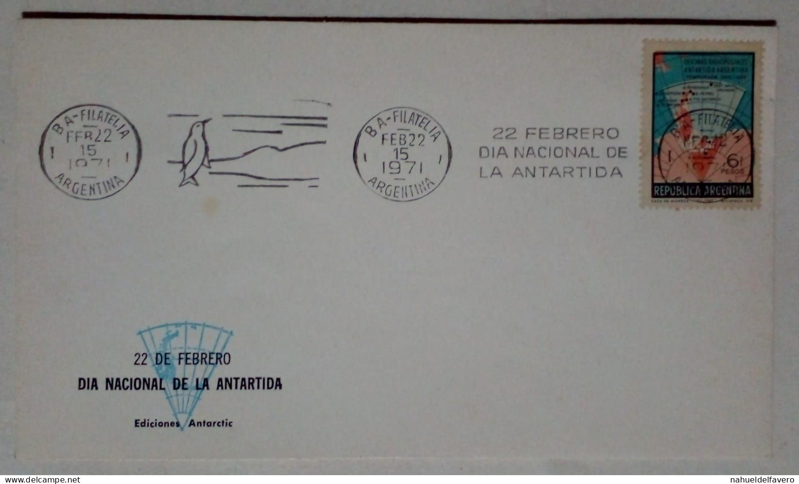 Argentine - Enveloppe Premier Jour D'émission Avec Timbre De La Journée Nationale De L'Antarctique (1967) - Unused Stamps