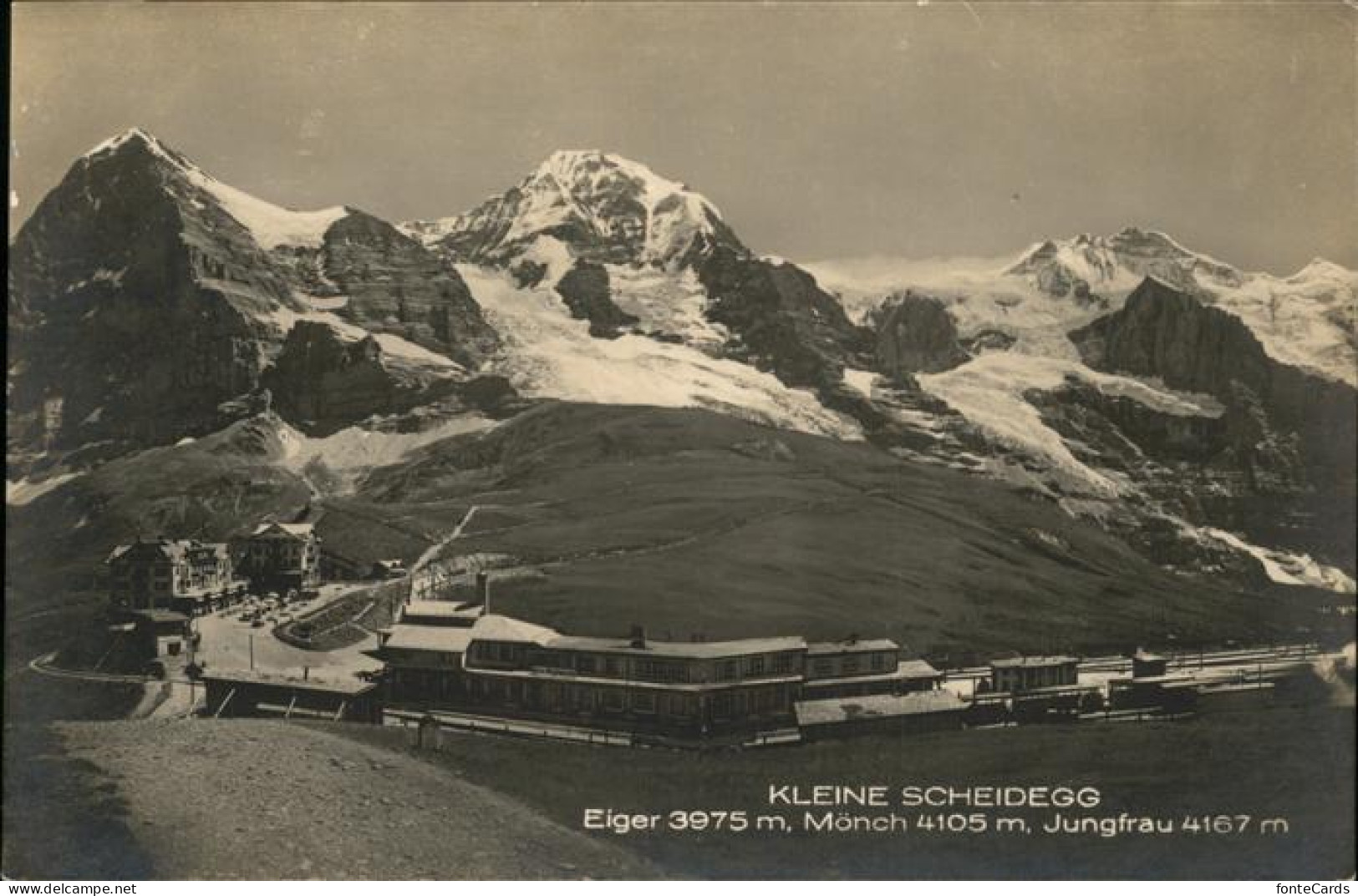 11113200 Kleine_Scheidegg_Interlaken Eiger Moench Jungfrau - Autres & Non Classés