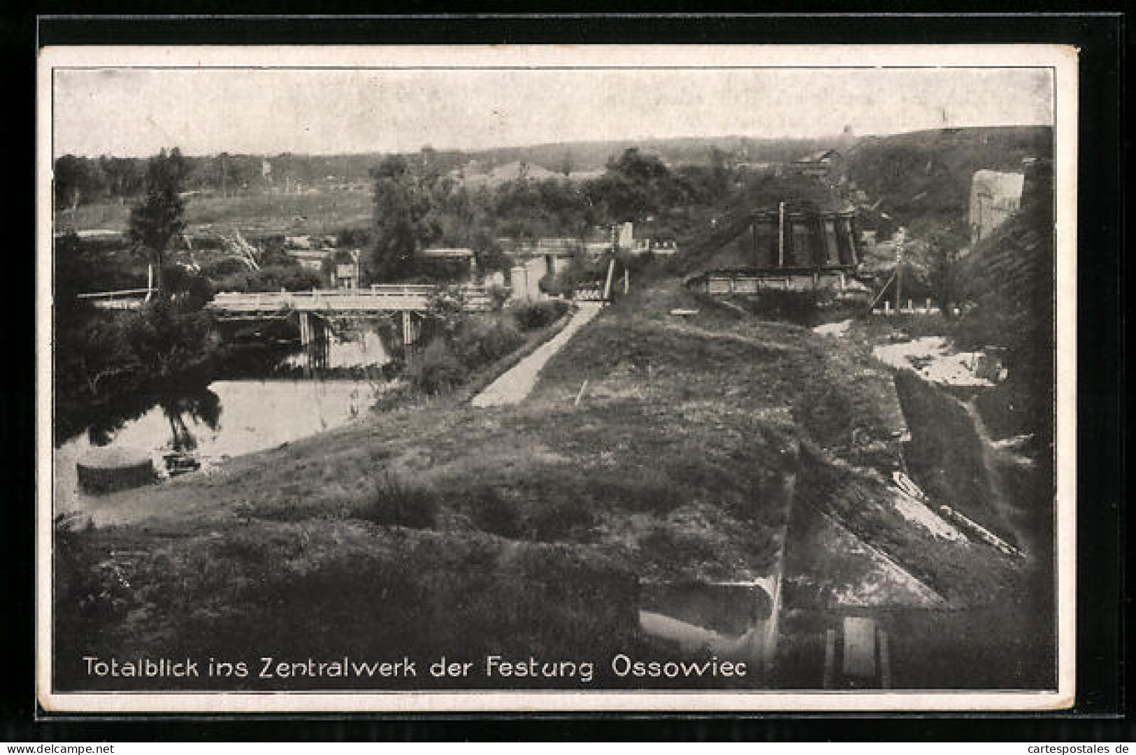 AK Osowiec, Zentralwerk Kehlgraben Der Festung Osowiec  - Polen