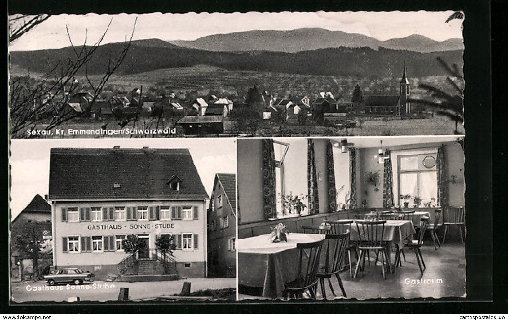 AK Sexau /Kr. Emmendingen, Gasthaus Z. Sonne-Stube  - Emmendingen