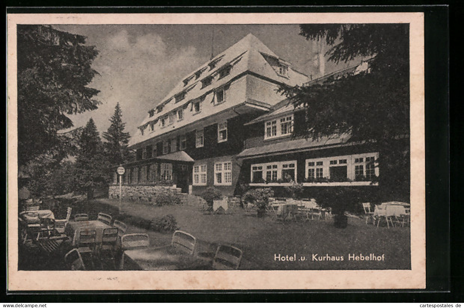 AK Feldberg I. Schwarzwald, Hotel Und Kurhaus Hebelhof  - Feldberg