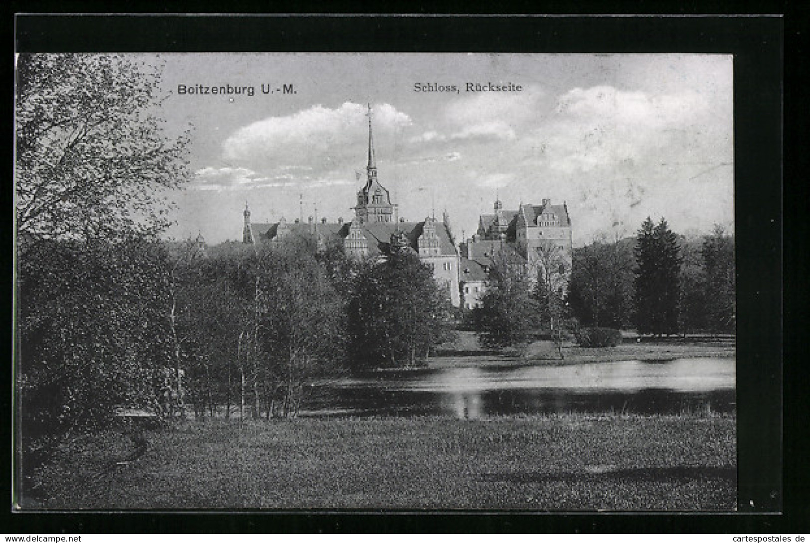 AK Boitzenburg U.-M., Rückseite Vom Schloss  - Boitzenburg