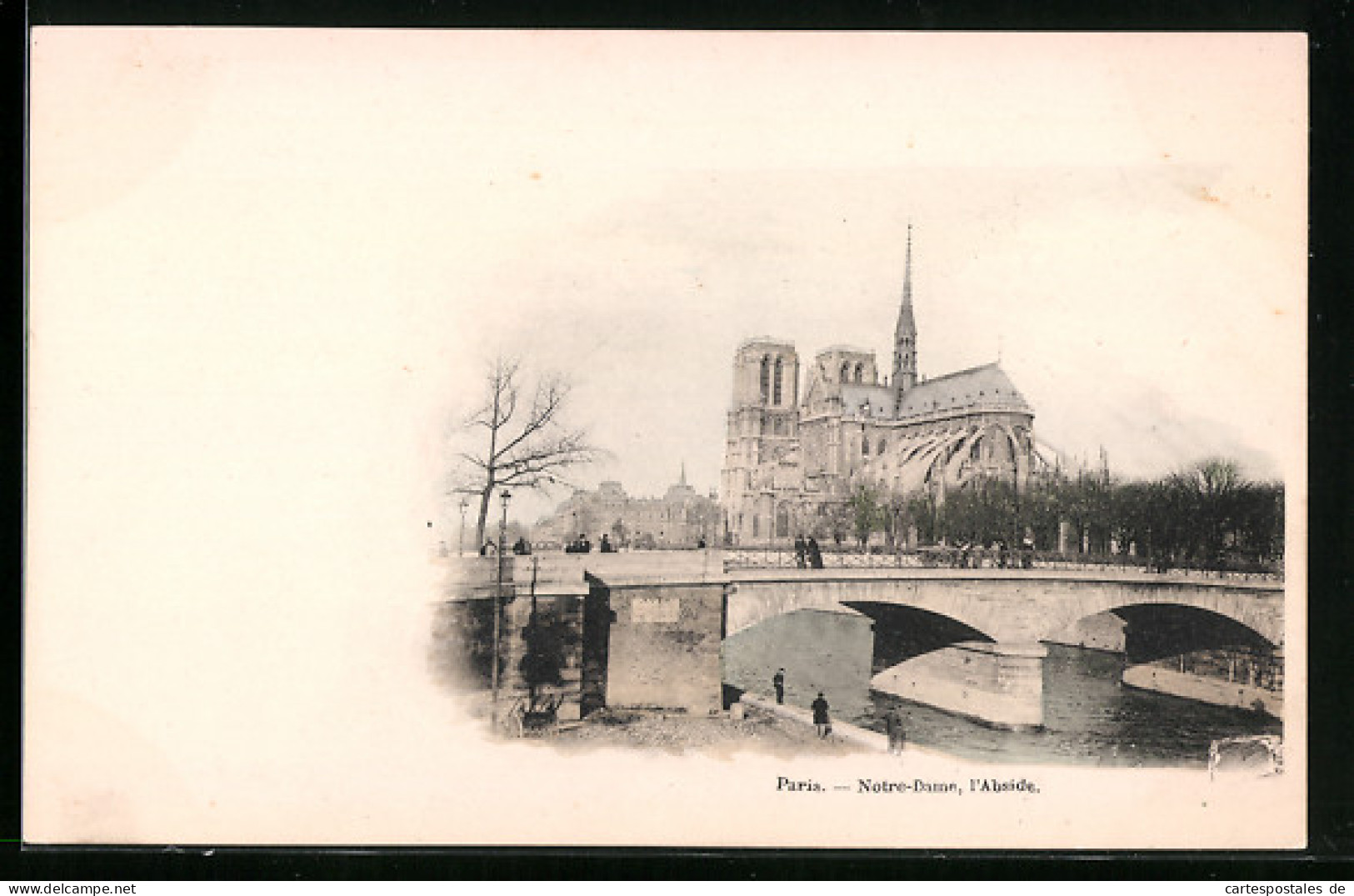 AK Paris, Cathédrale Notre-Dame, L`Abside  - Autres & Non Classés