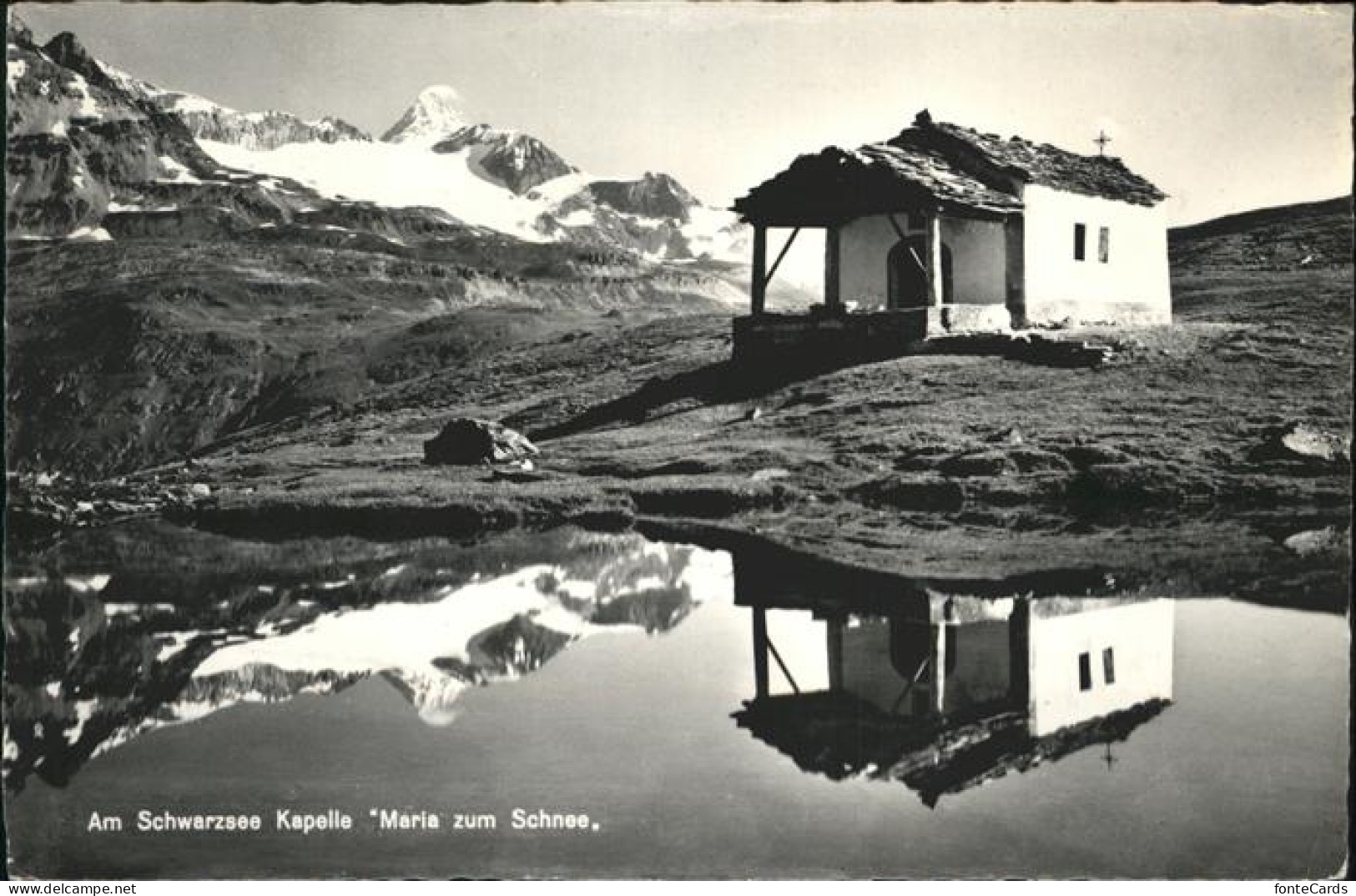 11112896 Schwarzsee_Zermatt_VS Kapelle Maria Zum Schnee - Autres & Non Classés