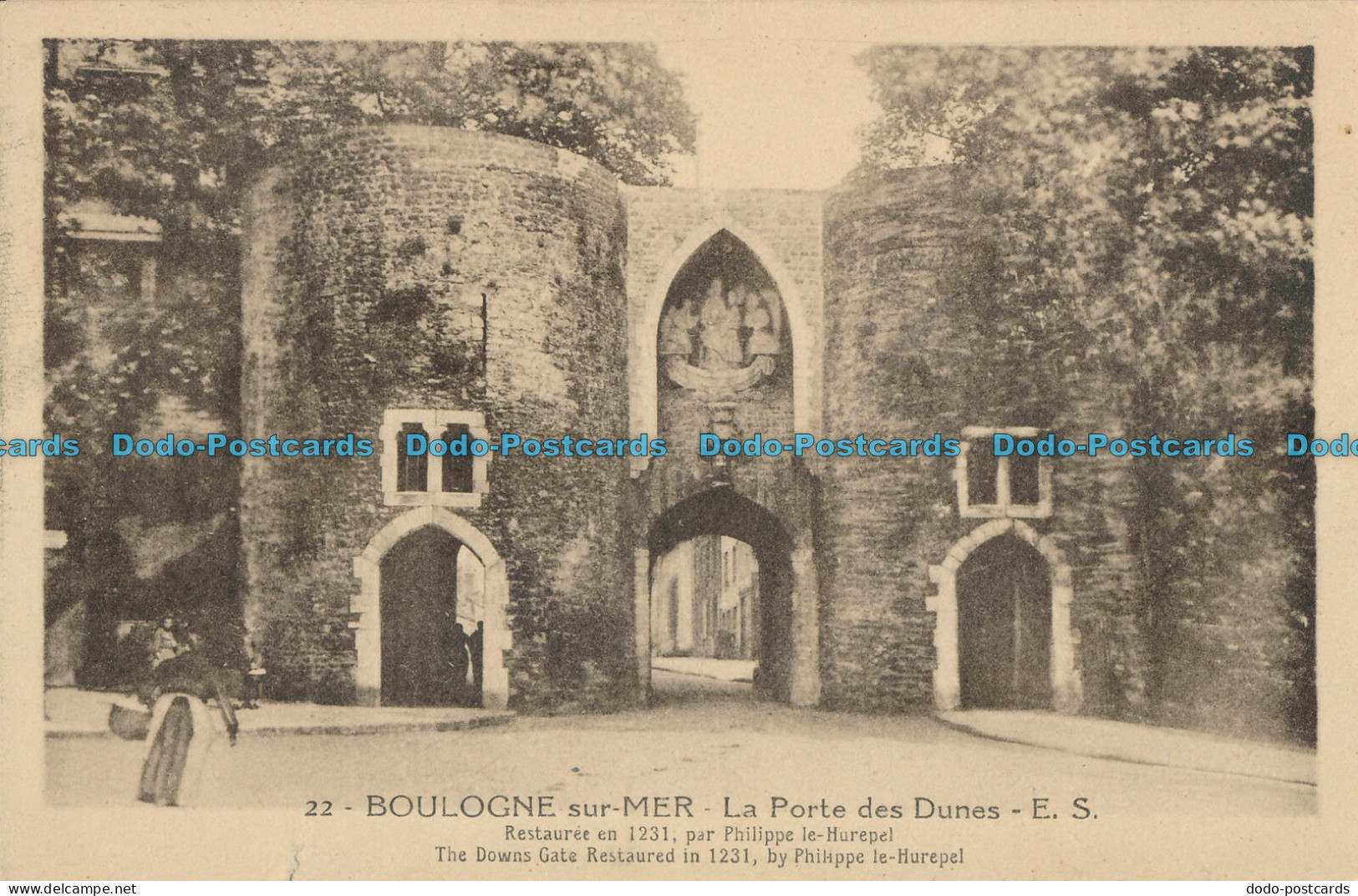 R008173 Boulogne Sur Mer. La Porte Des Dunes. E. Stevenard. No 22 - Monde