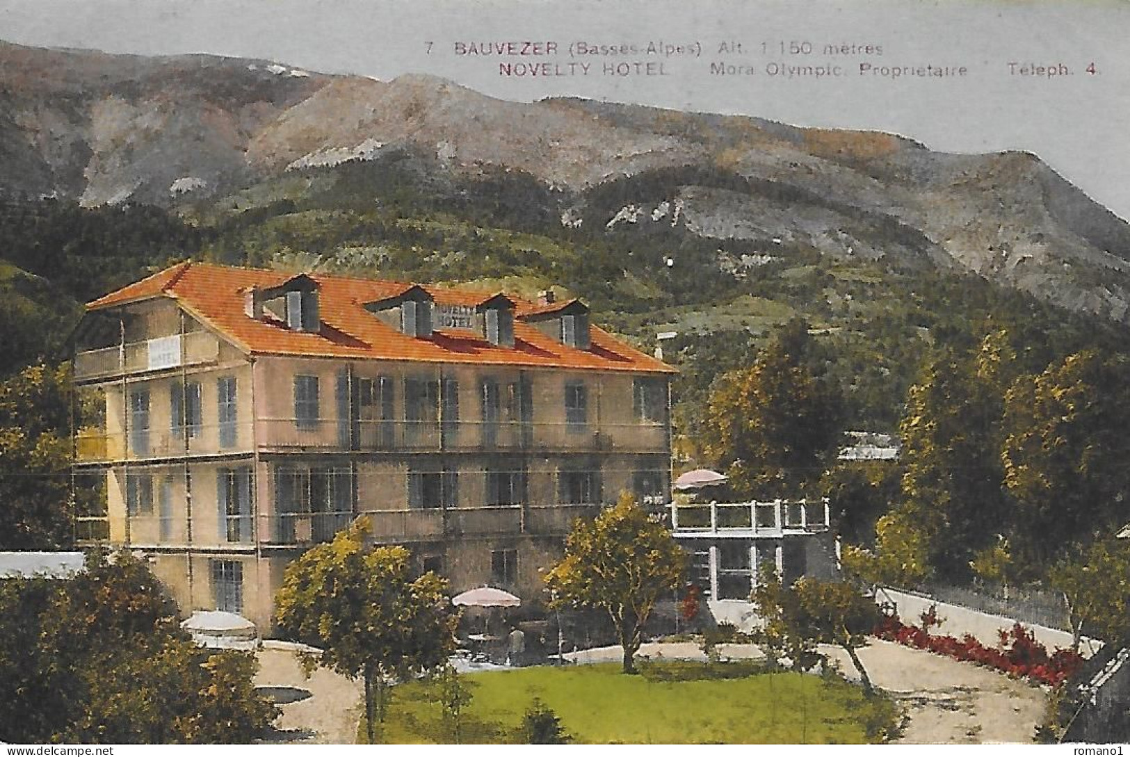 04)  BAUVEZER  - NOVELTY  Hotel - Mora Olympic Propriétaire Téléph. 4 - Other & Unclassified