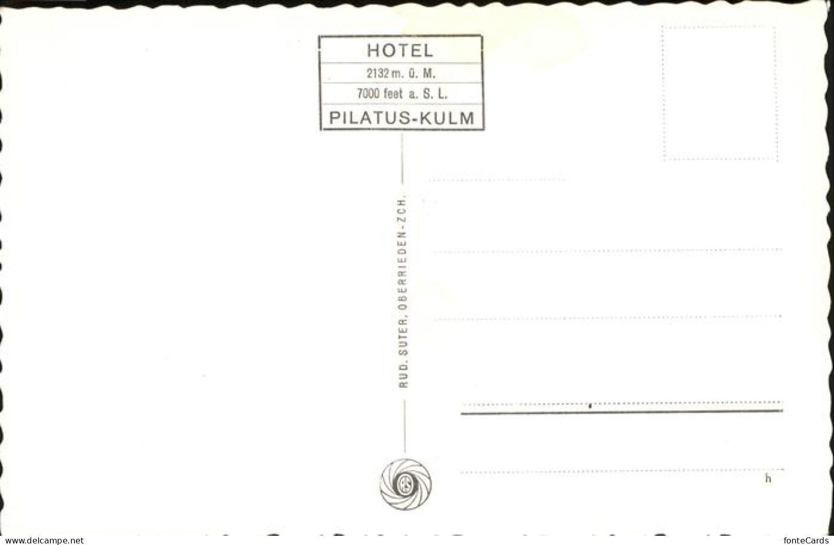 11112775 Pilatus Hotel Pilatus Kulm Fliegeraufnahme  - Sonstige & Ohne Zuordnung