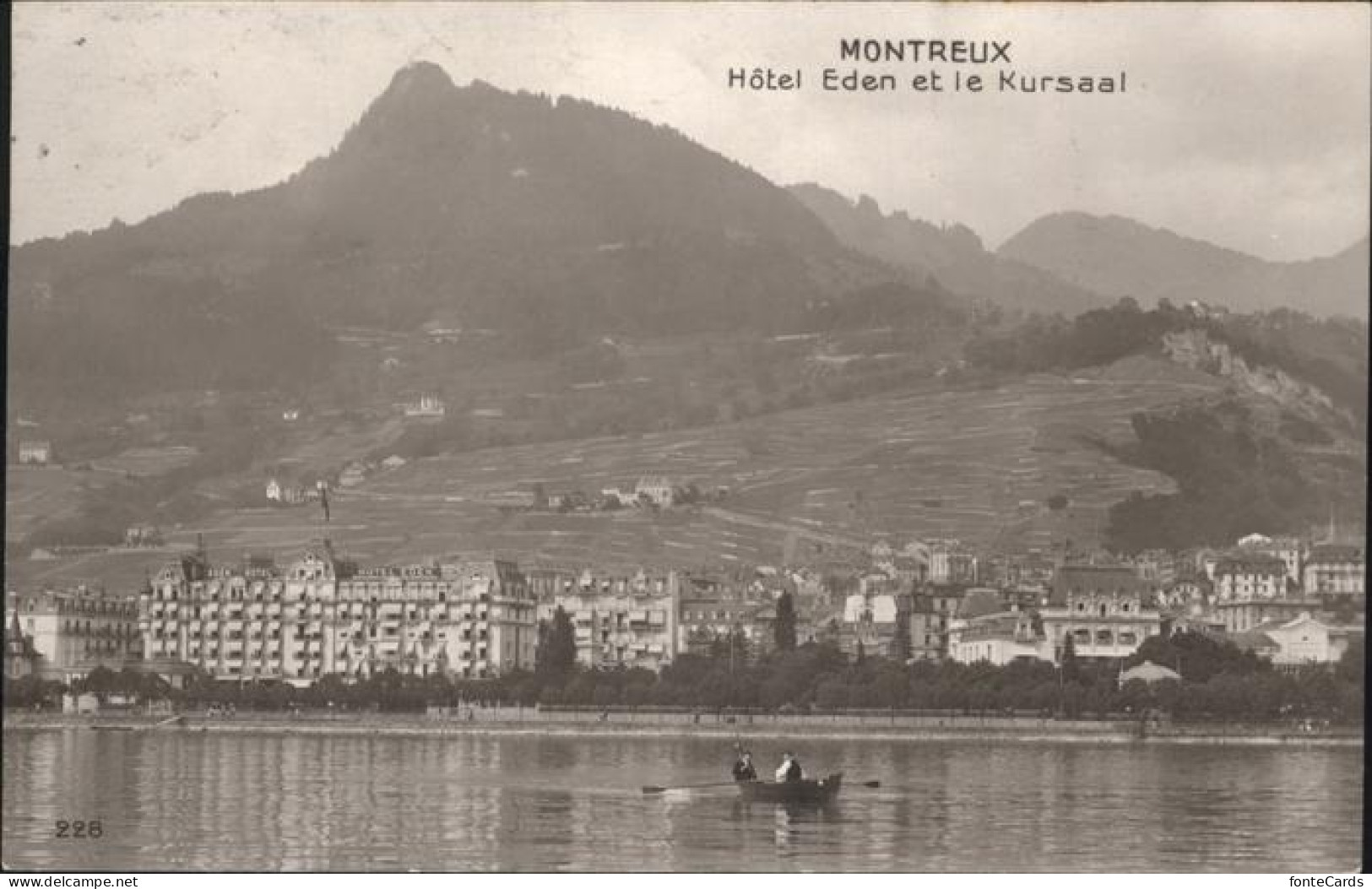 11112701 Montreux_VD Hotel Eden Boot - Autres & Non Classés