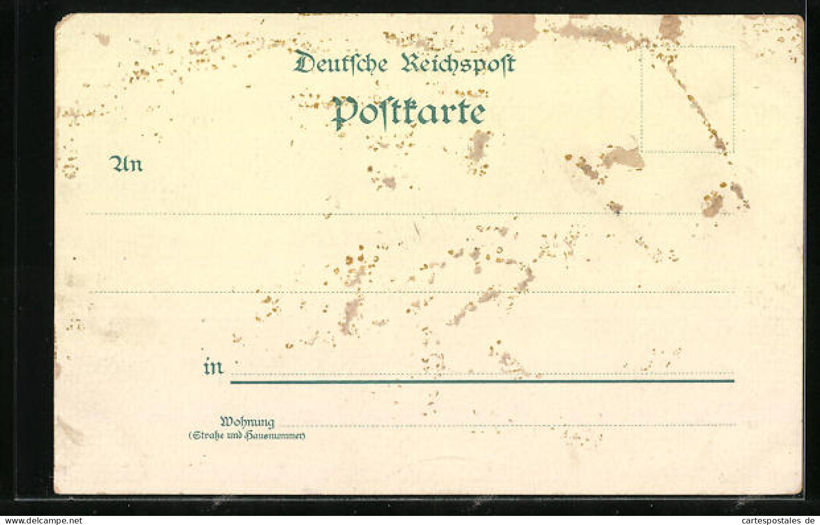 Lithographie Hamburg-Neustadt, Jungfernstieg, Matrose Mit Stadtwappen  - Mitte