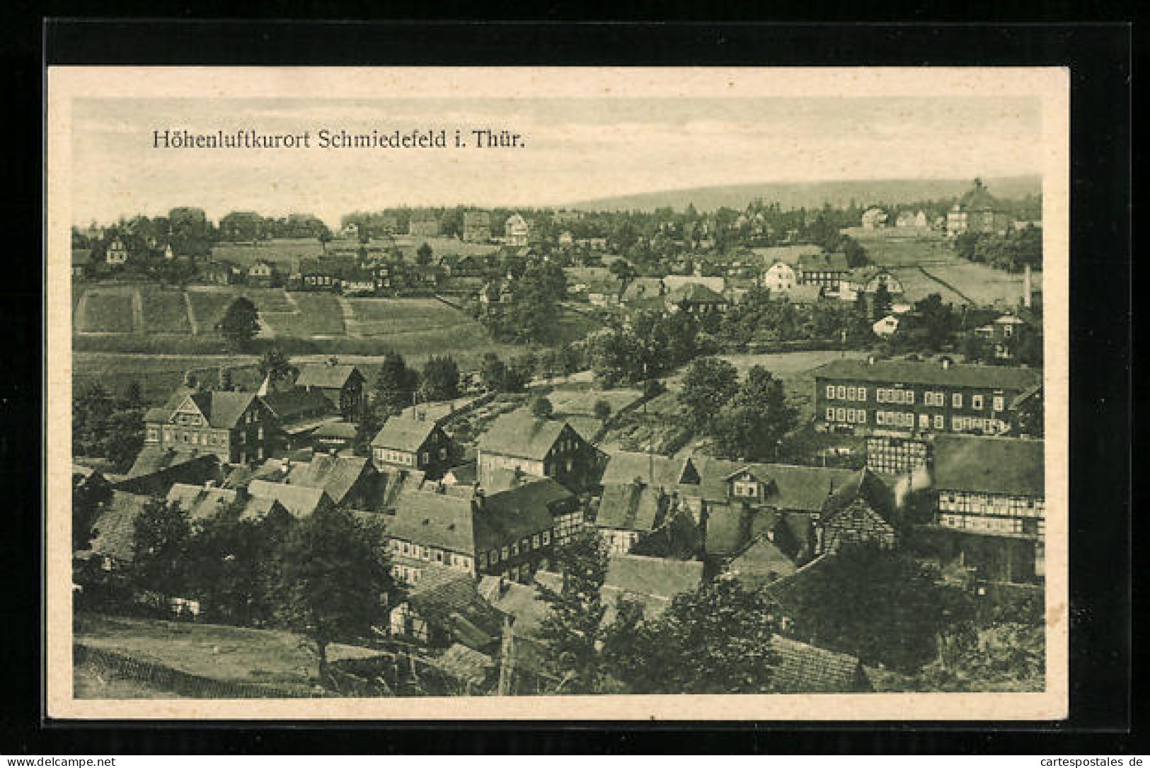 AK Schmiedefeld I. Thür., Gesamtansicht  - Schmiedefeld