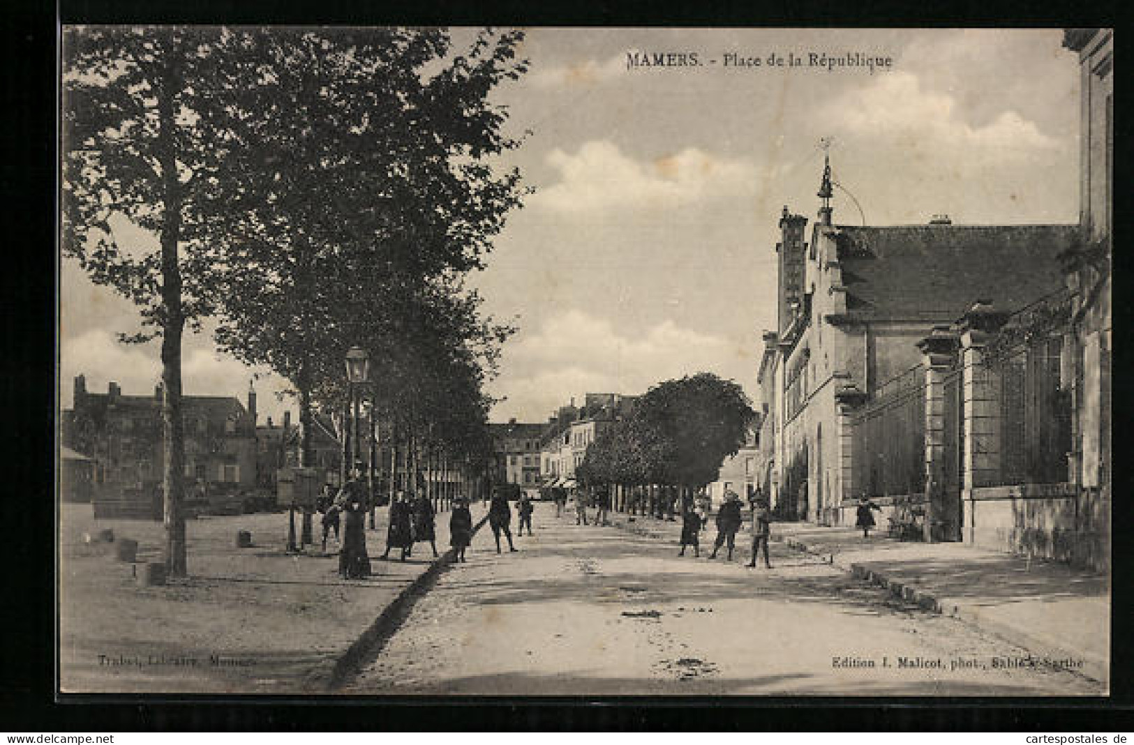 CPA Mamers, Place De La République  - Mamers