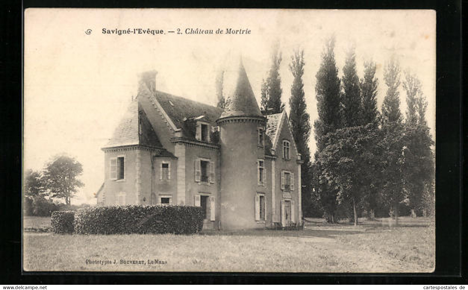 CPA Savigné-l`Eveque, Chateau De Mortrie  - Autres & Non Classés