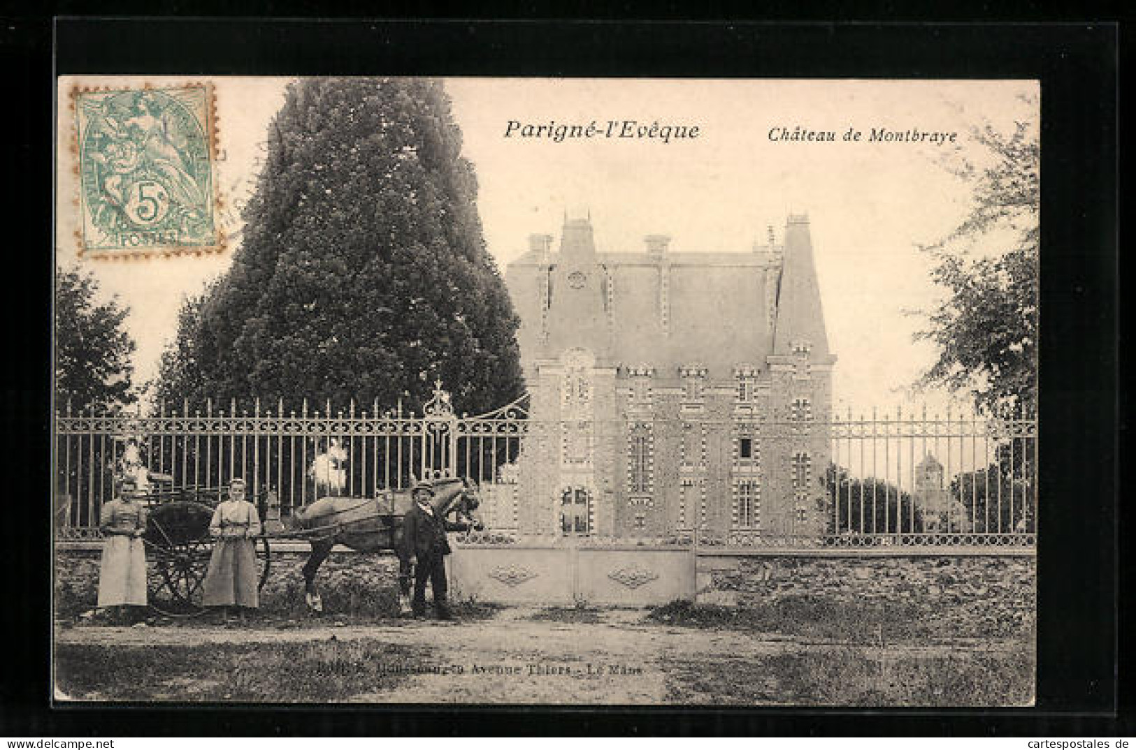 CPA Parigné-l`Eveque, Chateau De Montbraye  - Andere & Zonder Classificatie