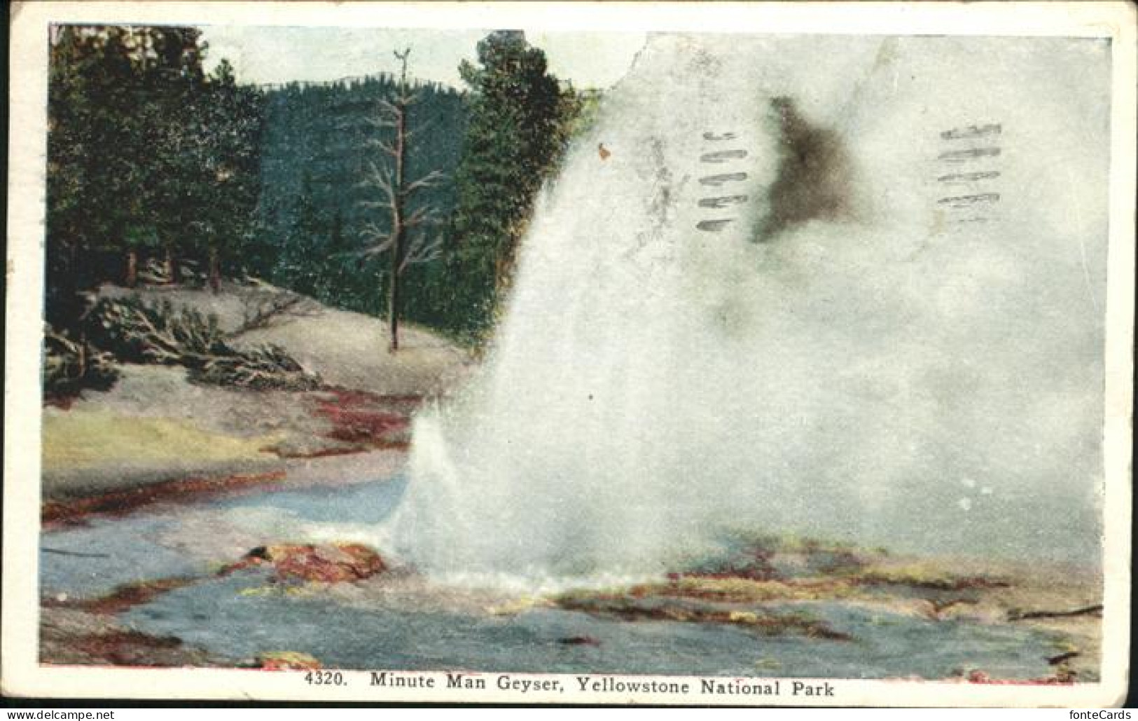 11112218 Yellowstone_National_Park Minute Man Geyser - Andere & Zonder Classificatie