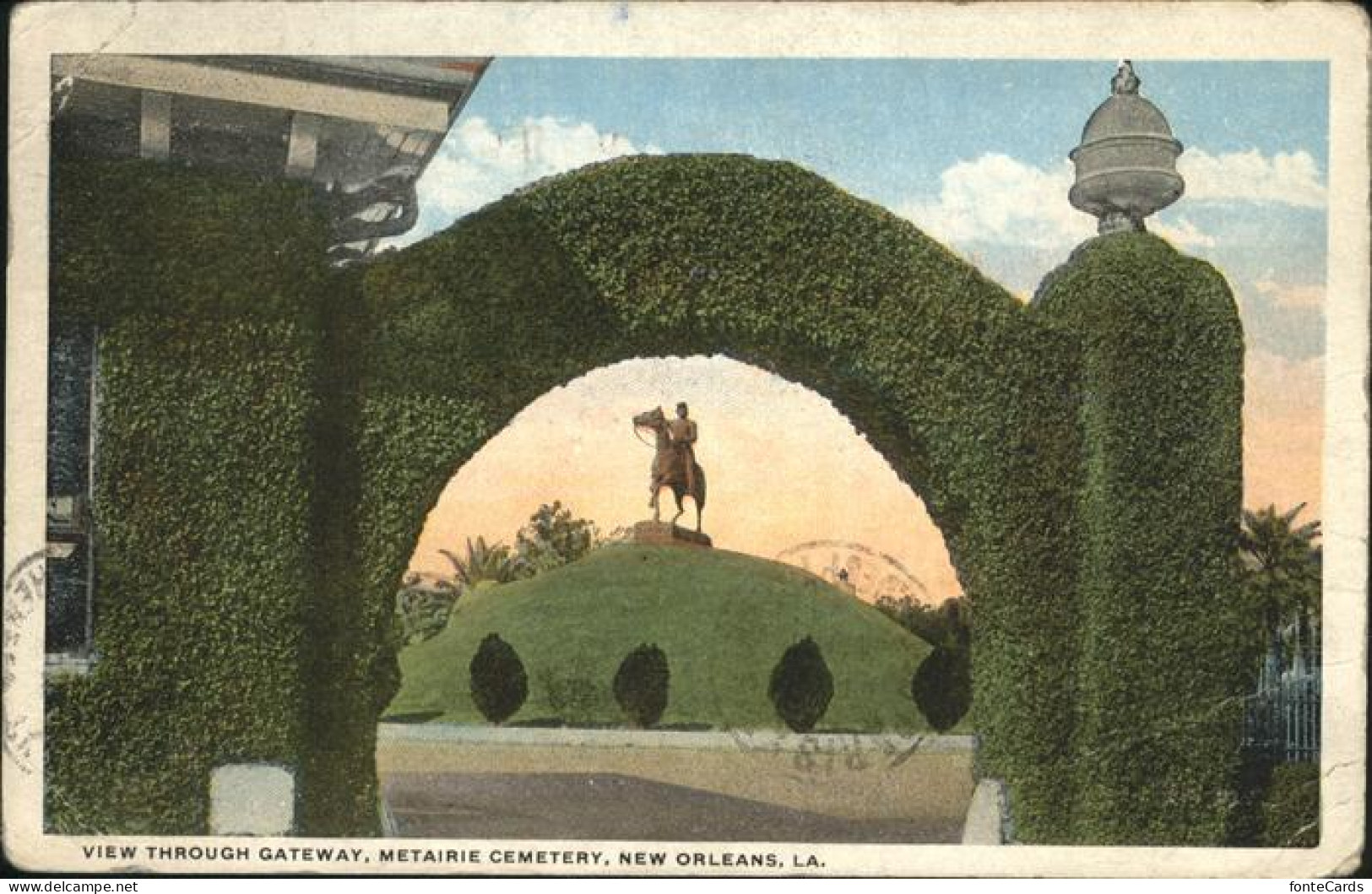 11112198 New_Orleans_Louisiana View Through Gateway
Metairie Cemetery - Other & Unclassified