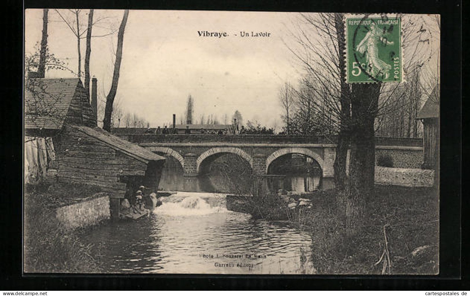 CPA Vibraye, Un Lavoir  - Vibraye