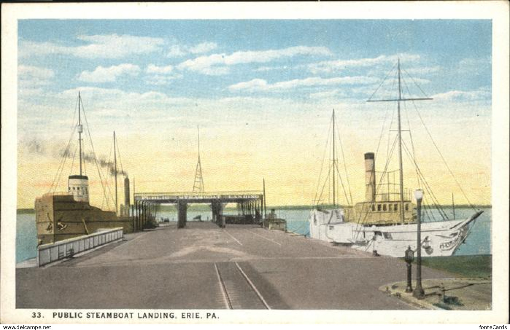 11112179 Erie Pennsylvania Public Steamboat Landing Erie Pennsylvania - Other & Unclassified