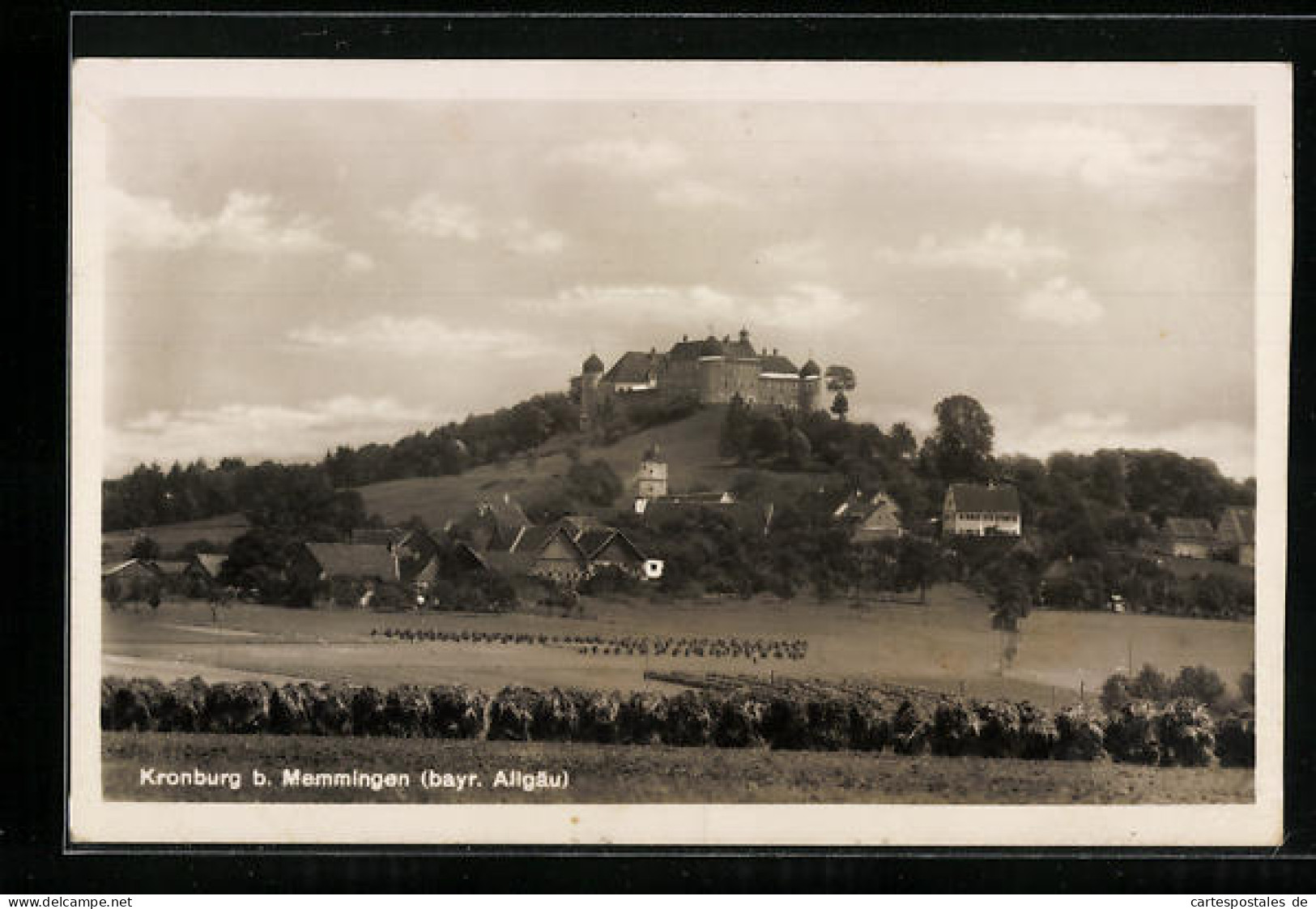 AK Kronburg B. Memmingen, Gesamtansicht Mit Schloss  - Memmingen