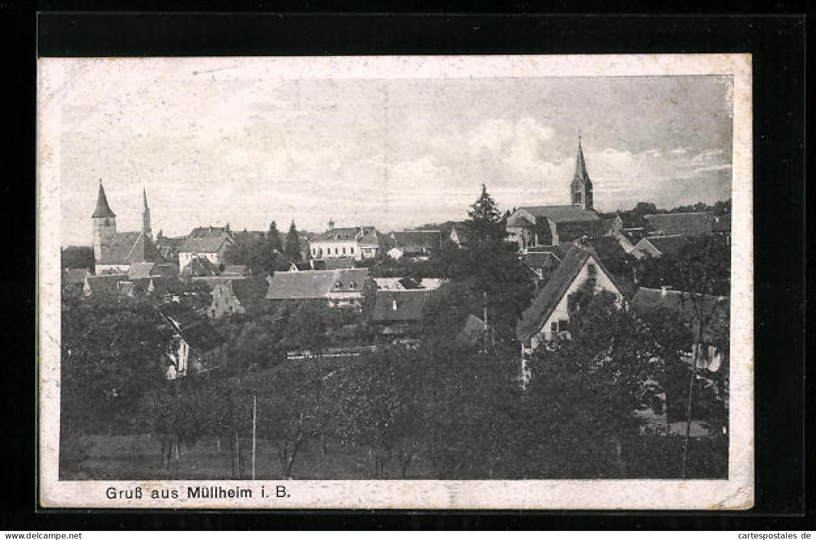 AK Müllheim I. B., Ortsansicht Mit Umgebung  - Muellheim