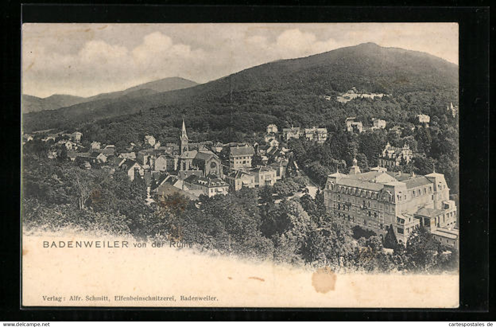 AK Badenweiler, Ortsansicht Von Der Ruine  - Badenweiler