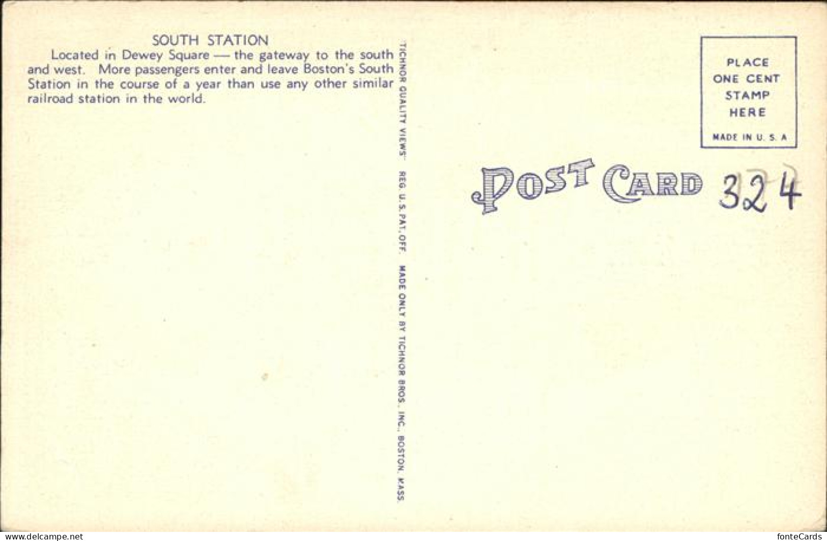 11111977 Boston_Massachusetts South Station - Autres & Non Classés