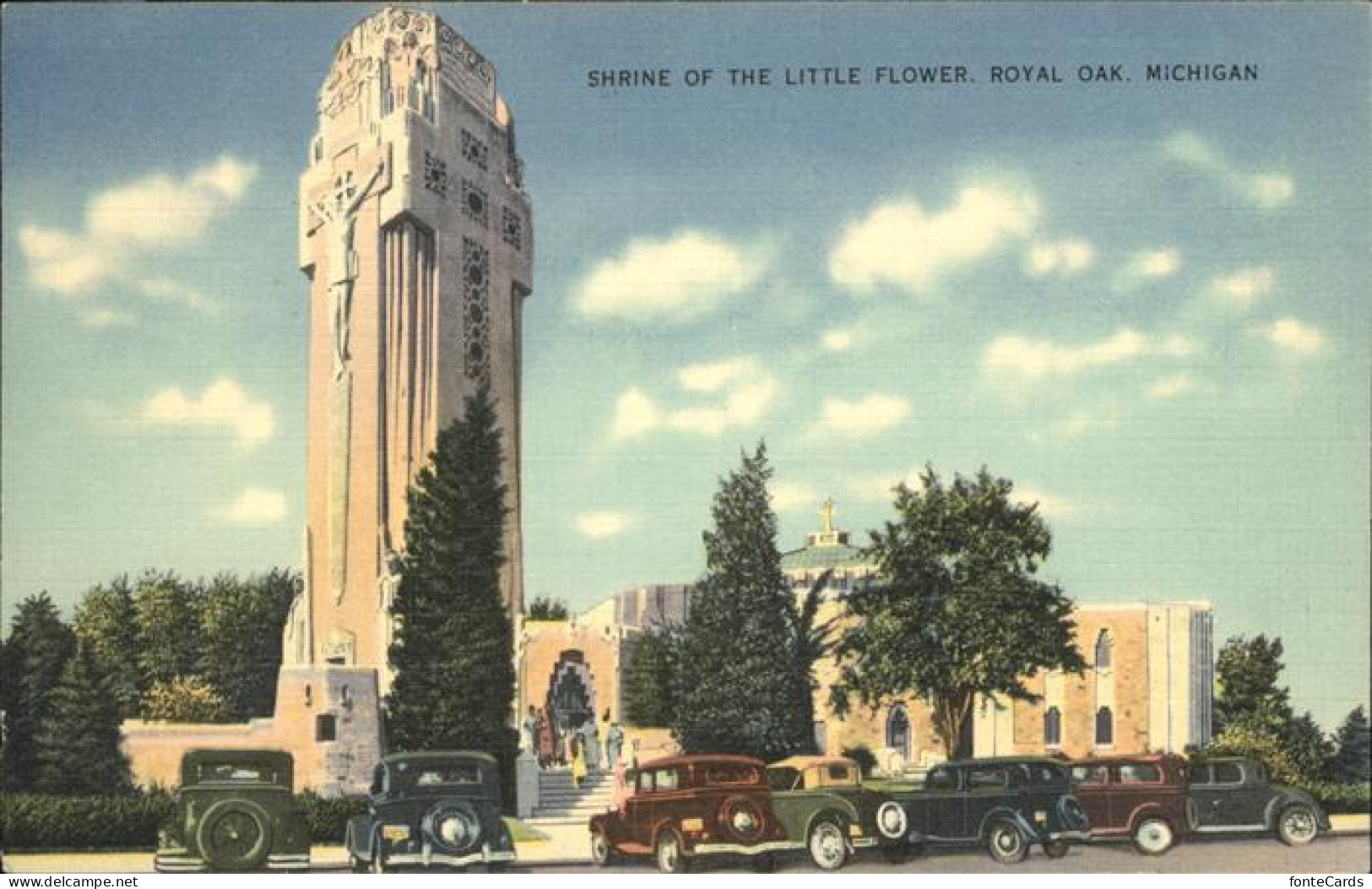 11111949 Royal_Oak_Michigan Shrine Of Little Flower - Autres & Non Classés