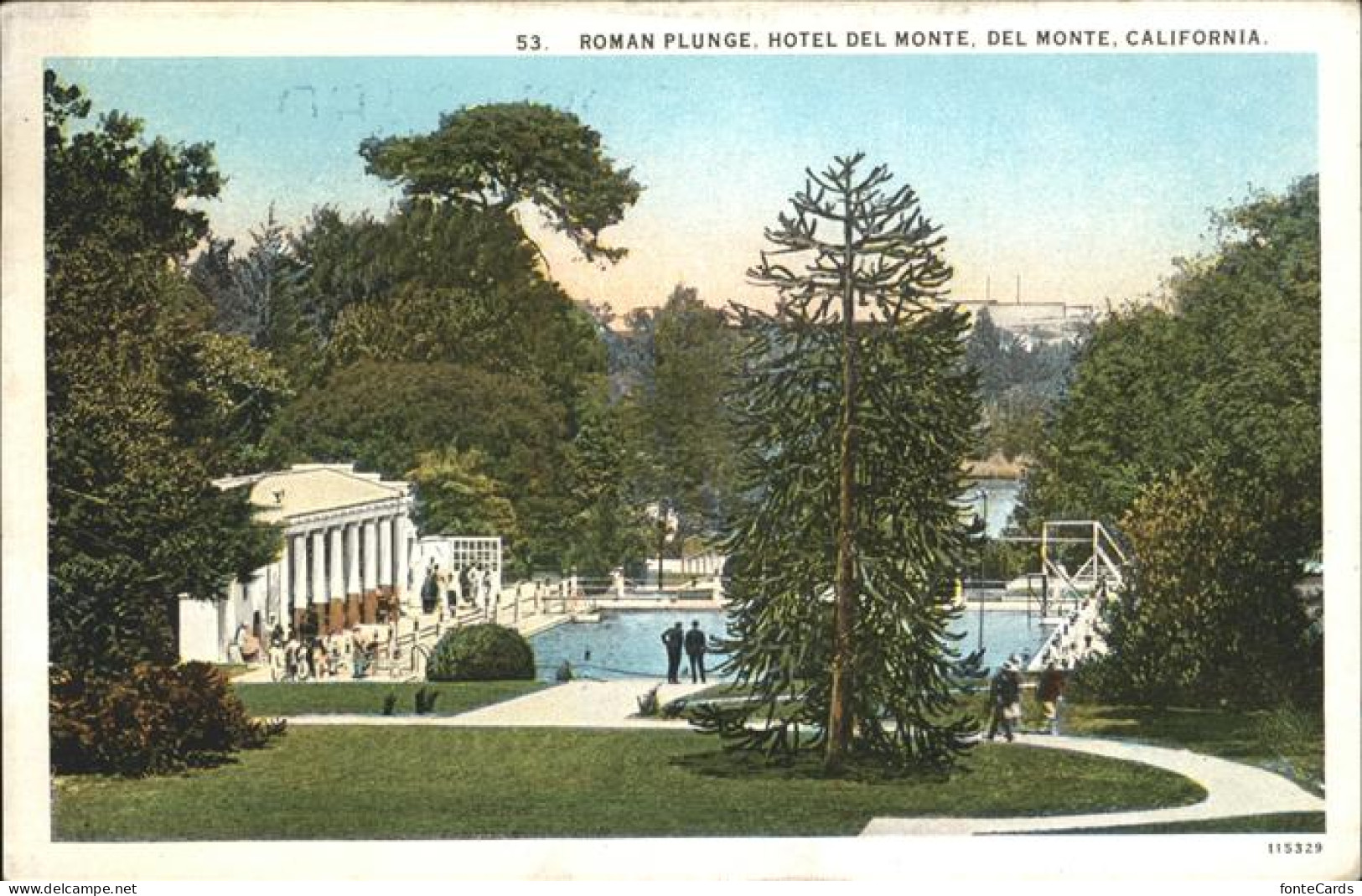 11111934 Monterey_California Hotel Del Monte Roman Plunge - Autres & Non Classés
