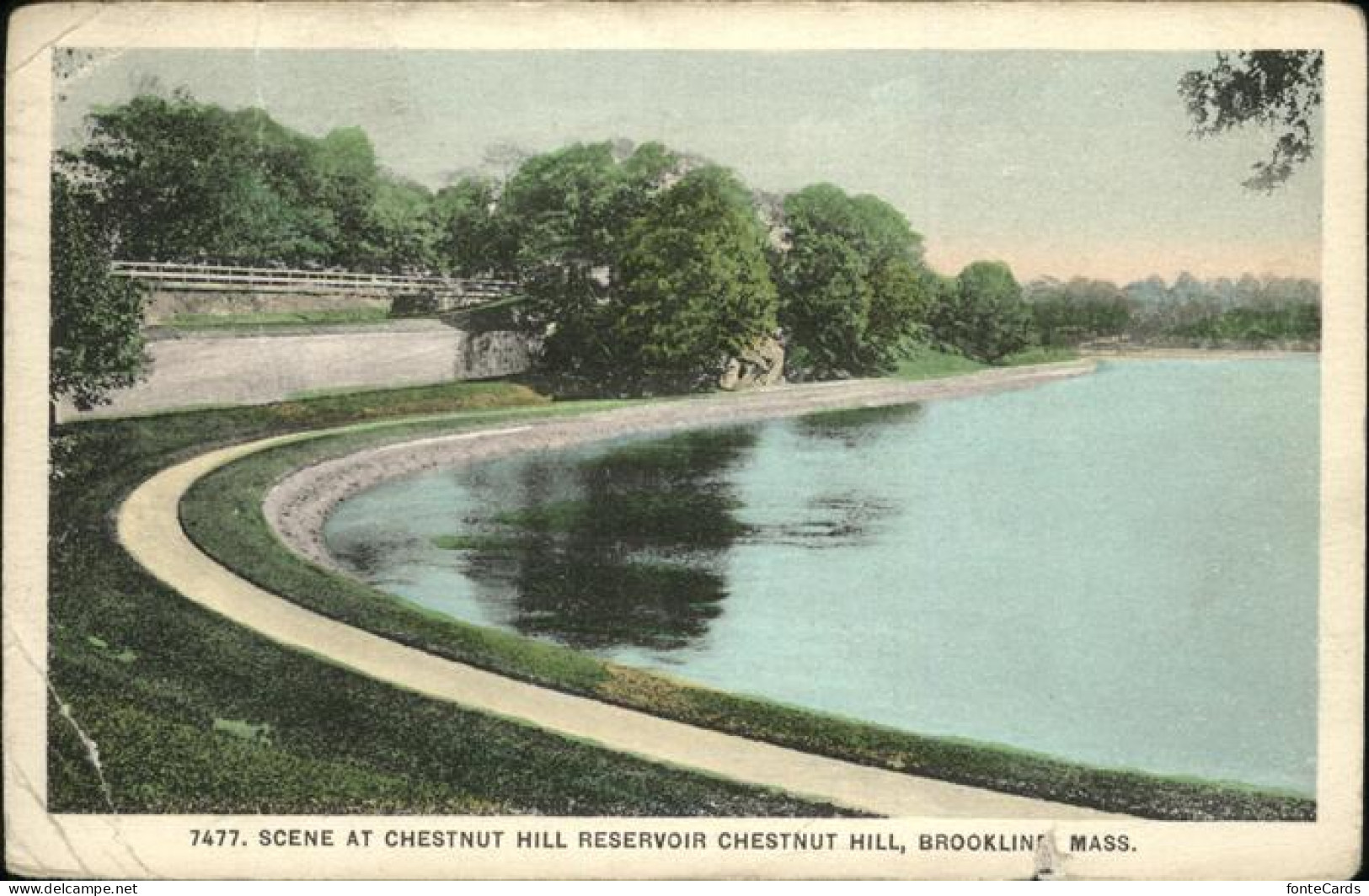 11111918 Brookline_Massachusetts Chestnut Hill Reservoir - Other & Unclassified