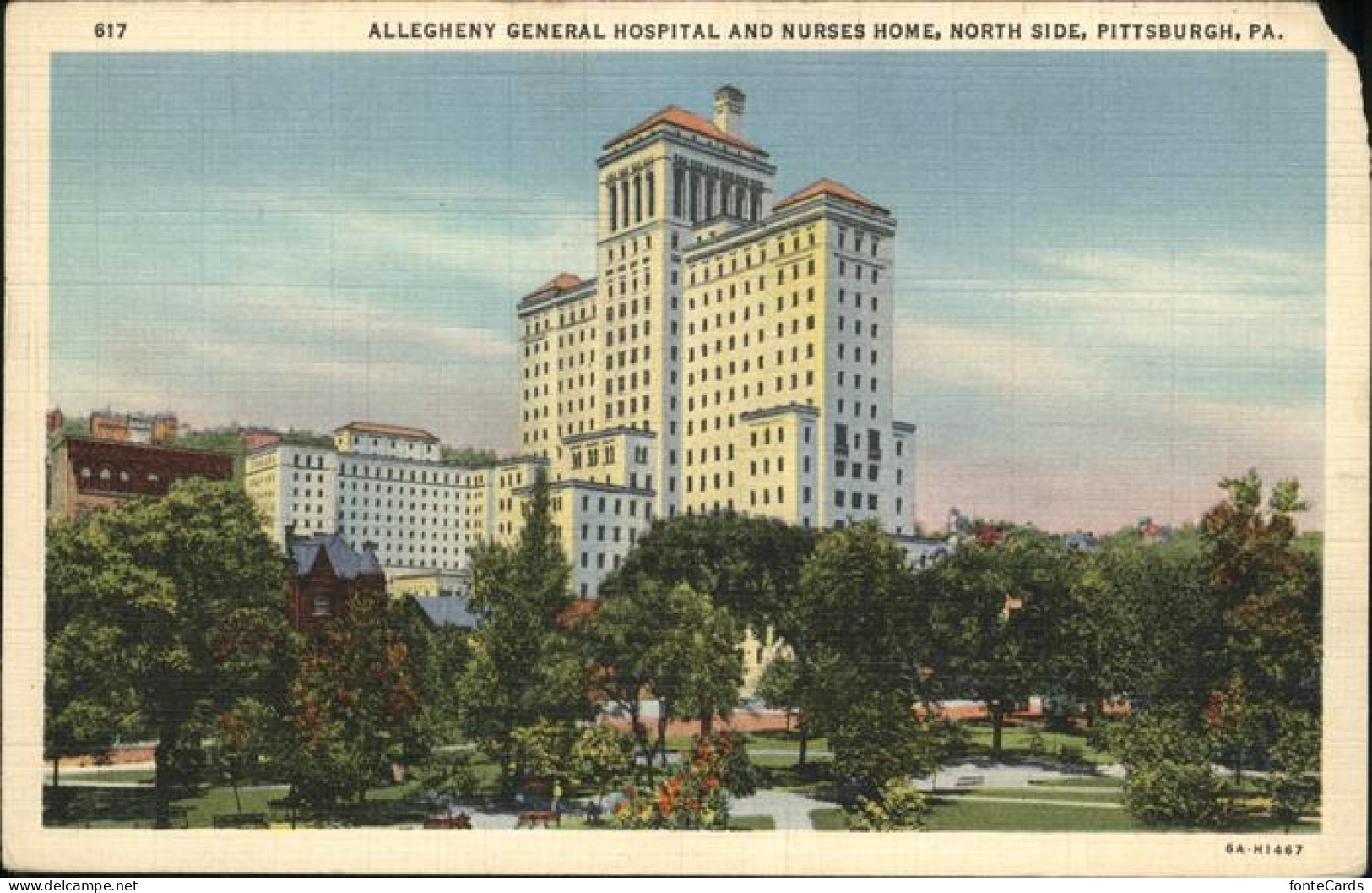 11111902 Pittsburgh Allegheny General Hospital Pittsburgh - Andere & Zonder Classificatie