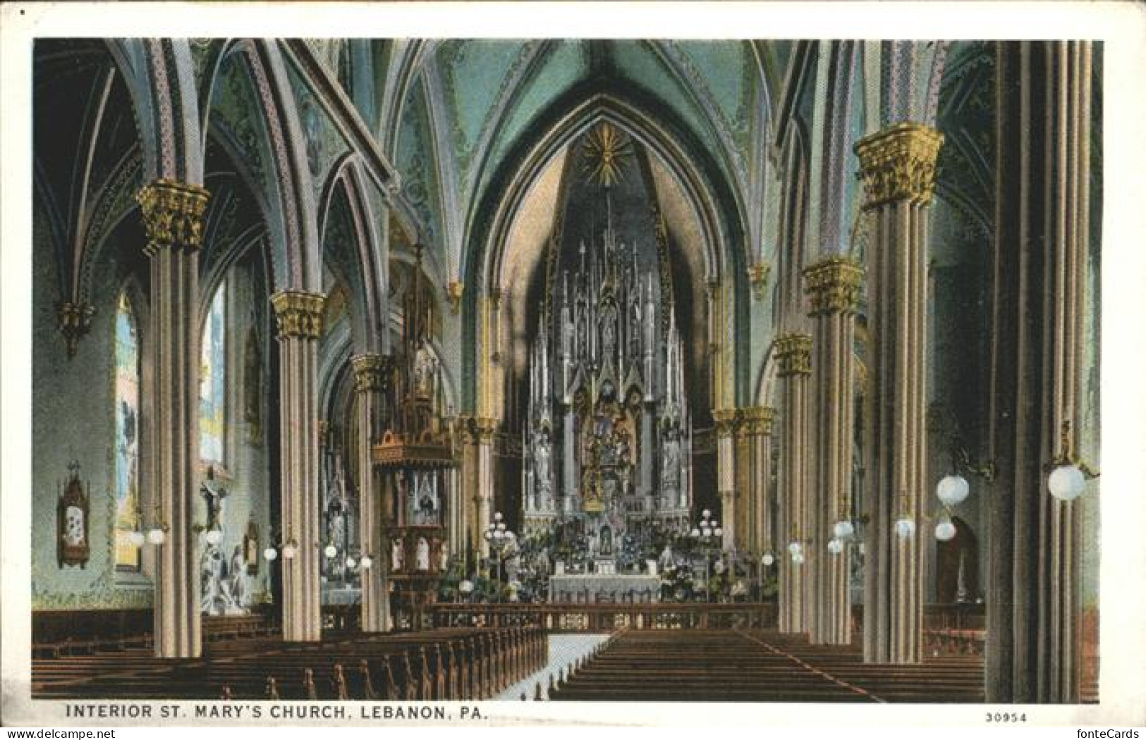11111888 Lebanon Pennsylvania St. Mary's Church Lebanon Pennsylvania - Autres & Non Classés