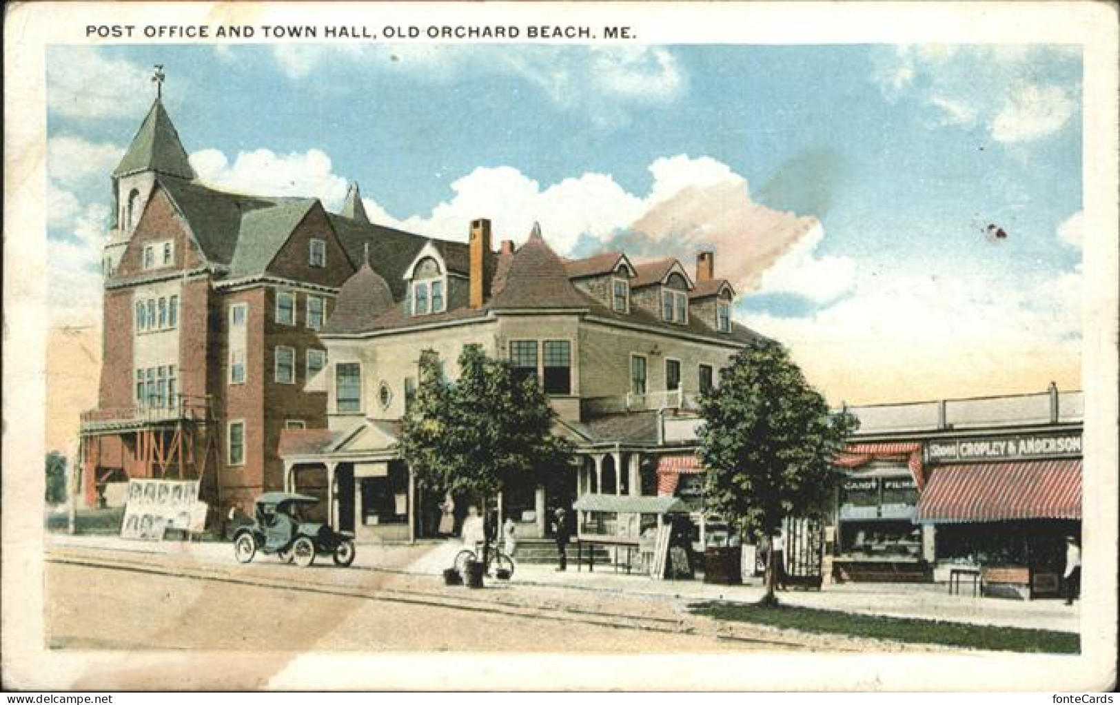 11111835 Old_Orchard_Beach Post Office Town Hall - Sonstige & Ohne Zuordnung