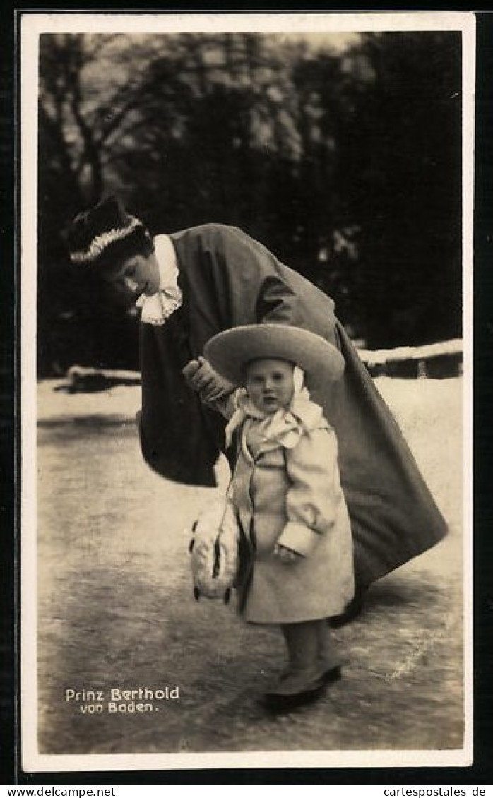 AK Prinz Berthold Von Baden  - Royal Families