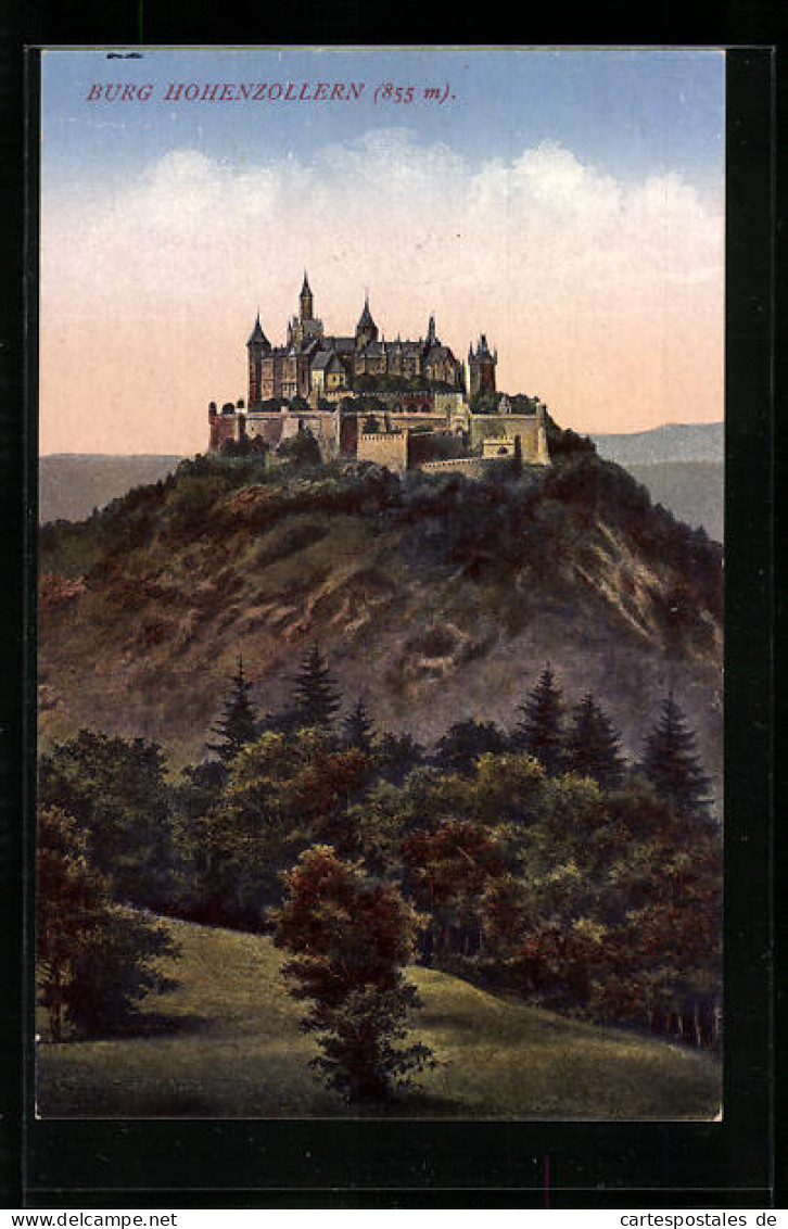 AK Die Burg Hohenzollern, Gesamtansicht  - Autres & Non Classés