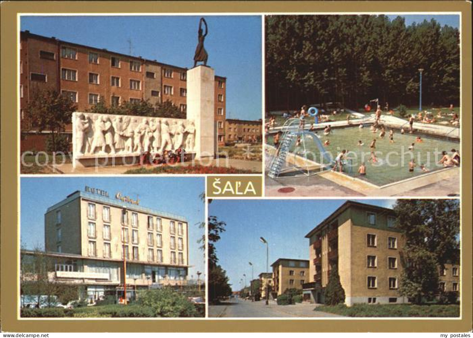 72559773 Slowakische Republik Sala Schwimmbad Denkmal Hotel Central Slowakische  - Slovakia