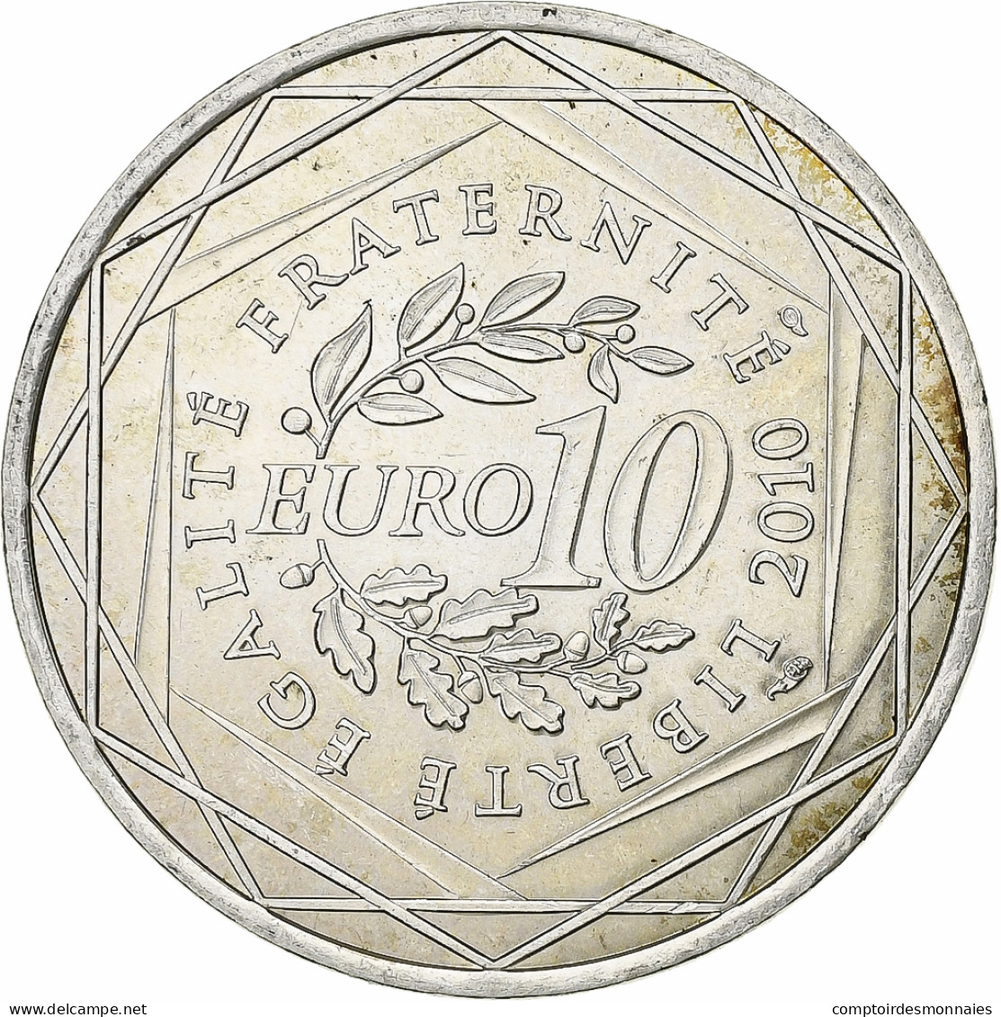 France, 10 Euro, 2010, Paris, Argent, SPL, Gadoury:EU399, KM:1664 - France