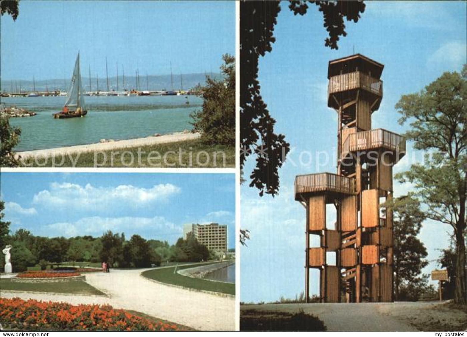 72559636 Balaton Plattensee Seepartien Aussichtsturm Ungarn - Hongrie