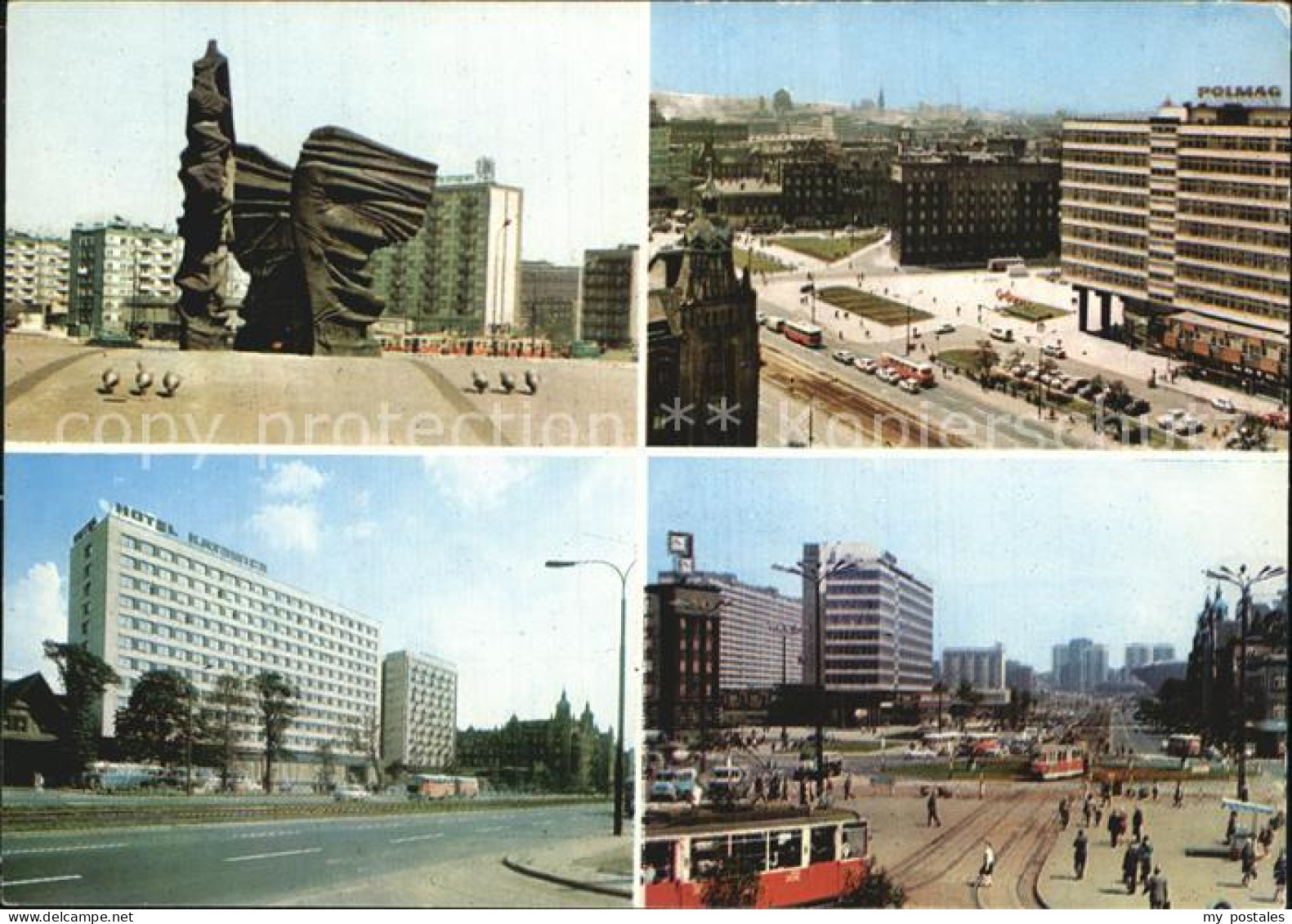 72559618 Katowice Pomnik Powstancow Slaskich Hotel-Katowice  - Pologne