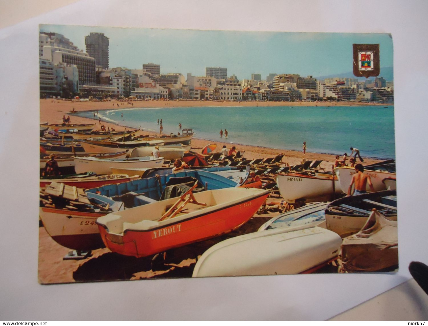 SPAIN POSTCARDS  LAS PALMAS BEACH - Autres & Non Classés