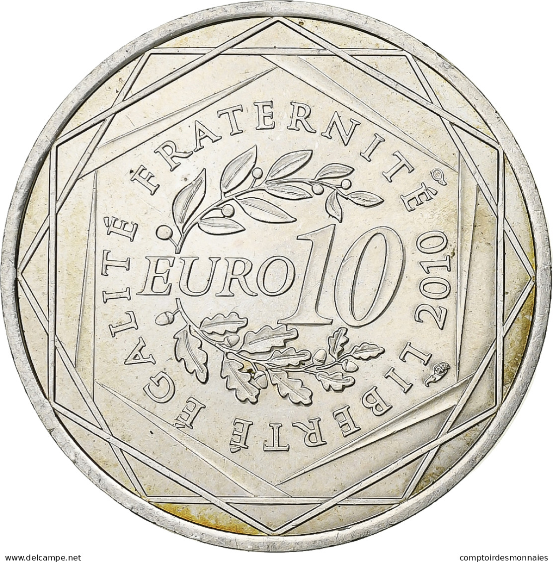 France, 10 Euro, 2010, Paris, Argent, SPL, Gadoury:EU399, KM:1664 - Frankreich