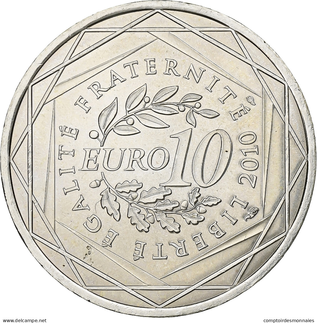 France, 10 Euro, 2010, Paris, Argent, SPL, Gadoury:EU399, KM:1664 - Frankrijk