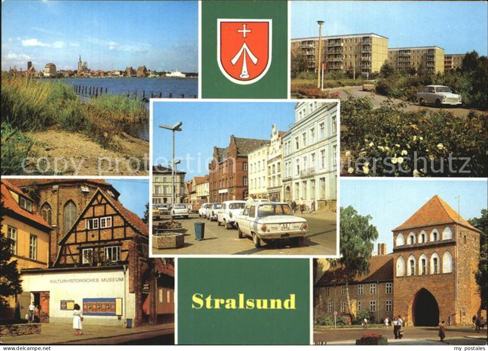 72559538 Stralsund Mecklenburg Vorpommern Hafen Leninplatz Friedrich-Wolf-Platz  - Stralsund