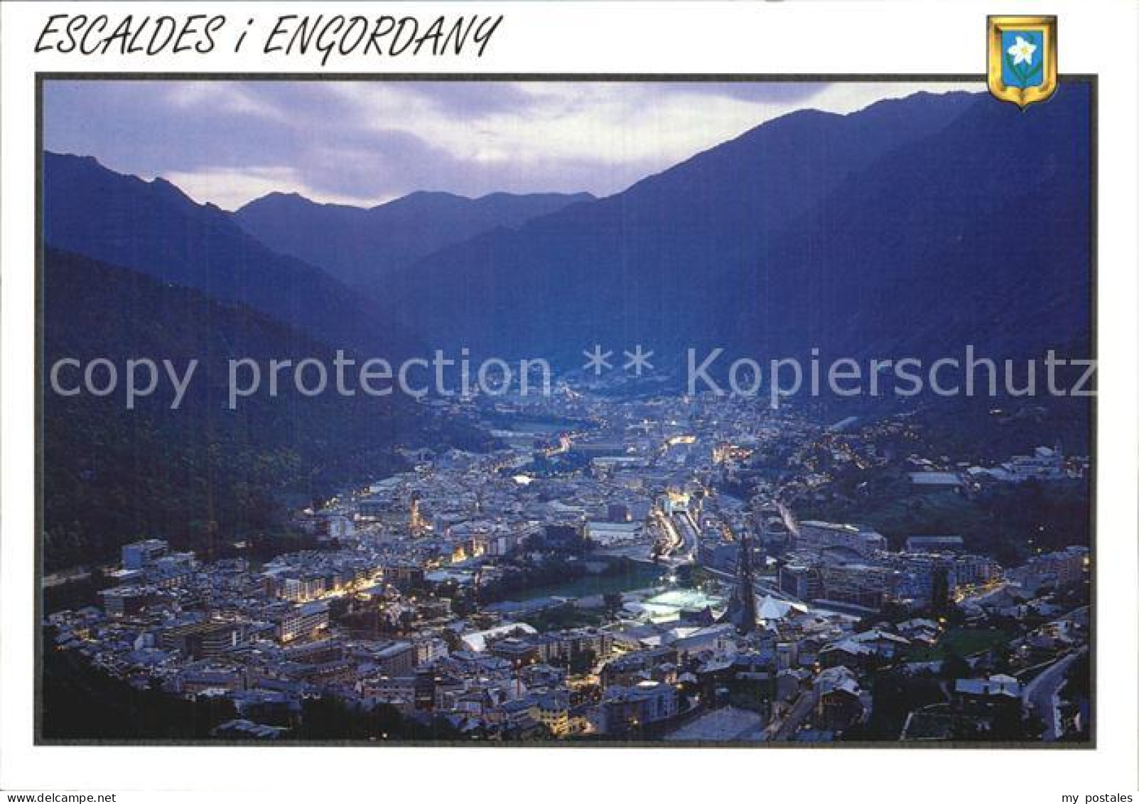 72557664 Escaldes Engordany Luftaufnahme Nacht Escaldes - Andorra