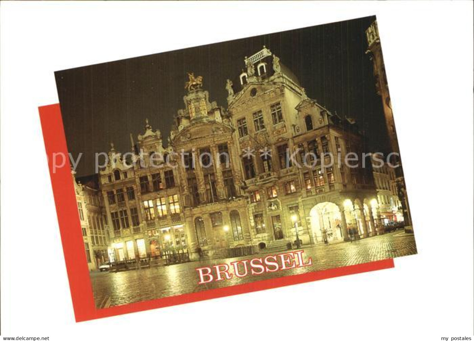 72557635 Bruessel Bruxelles Grosser Markt Zunfthaeuser Abenddaemmerung  - Laeken
