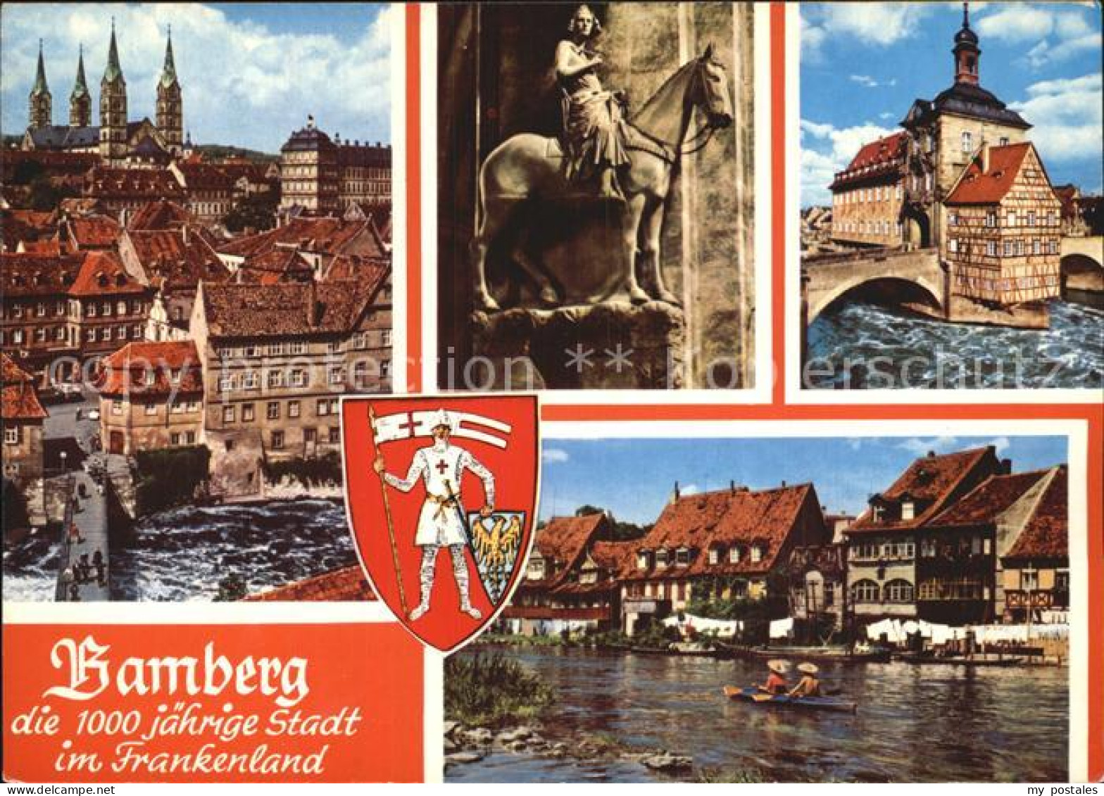 72557607 Bamberg Dom Domreiter Altes Rathaus Klein Venedig Bamberg - Bamberg