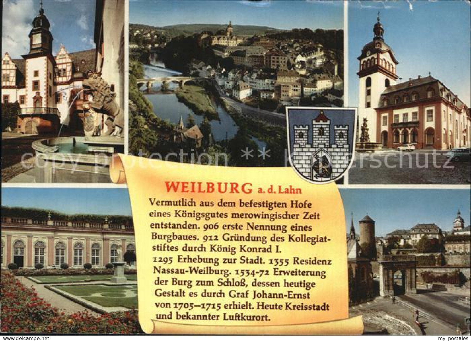 72557559 Weilburg Lahn Rathaus Kirche Brunnen Schloss Stadttor Weilburg Lahn - Weilburg