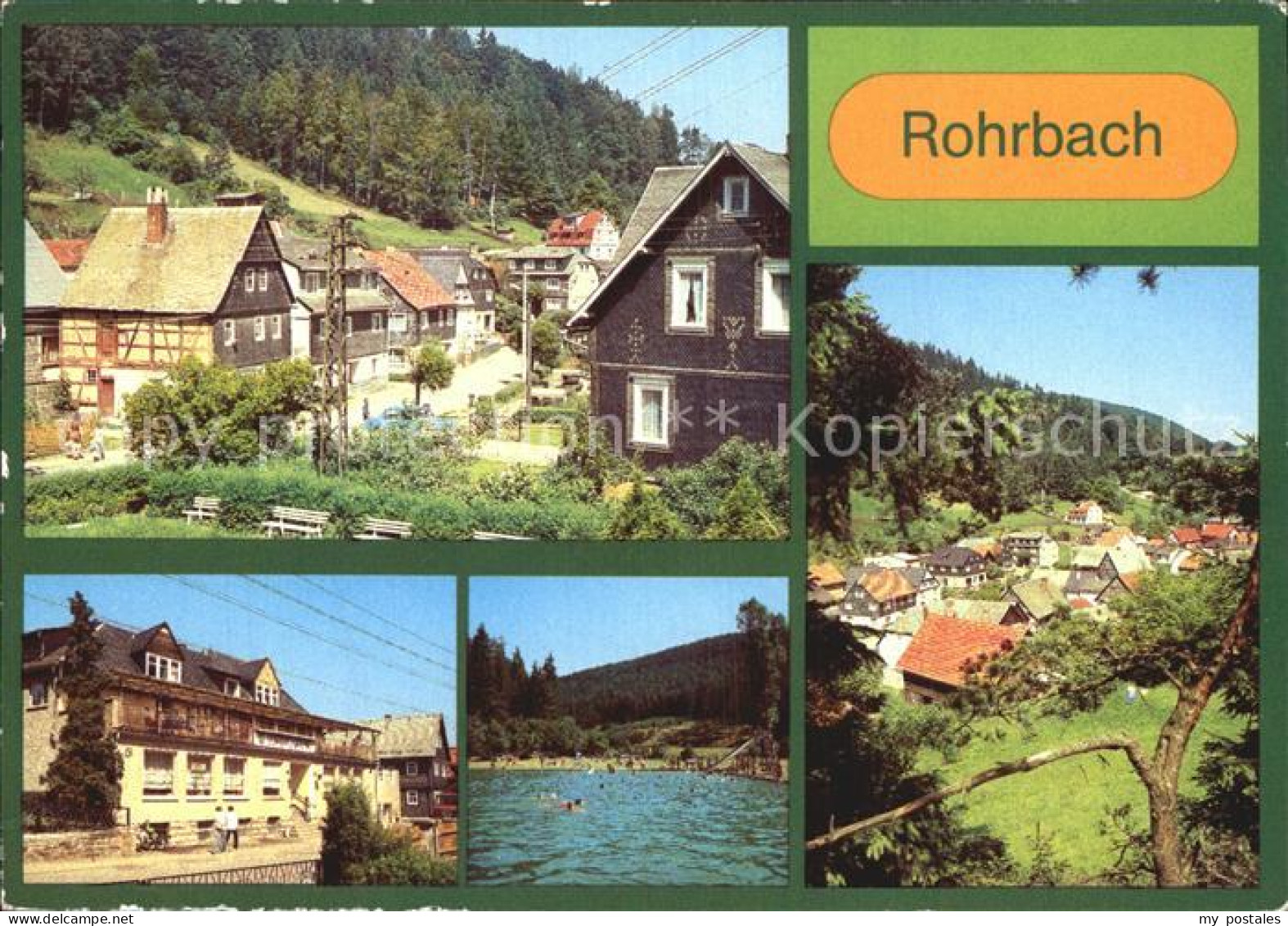 72557300 Rohrbach Rudolstadt Konsum Gaststaette Sorbitzgrund Freibad  Rohrbach R - Autres & Non Classés