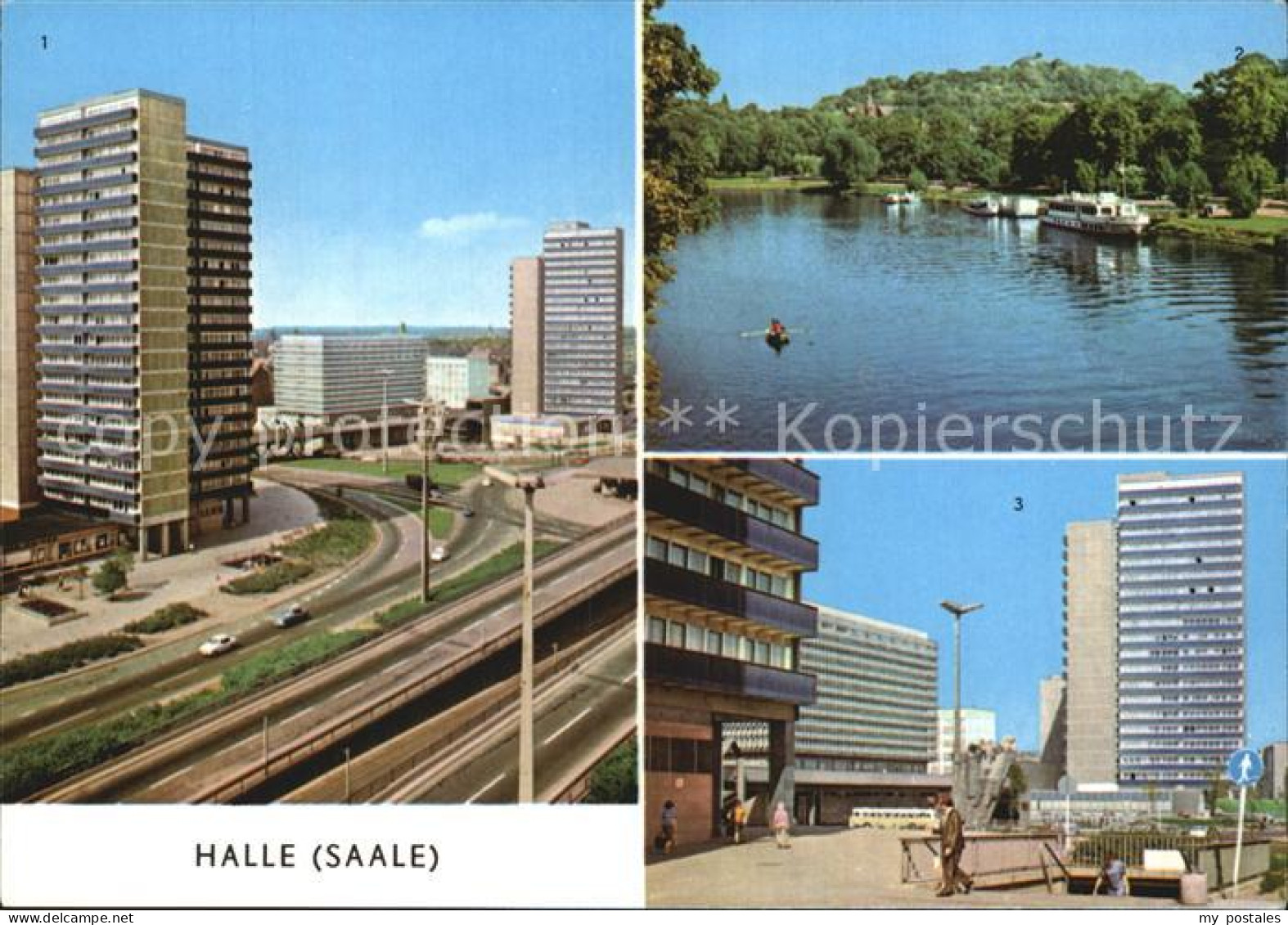 72557269 Halle Saale Hochstrasse Ernst Thaelmann Platz Saalepartie  Halle - Halle (Saale)