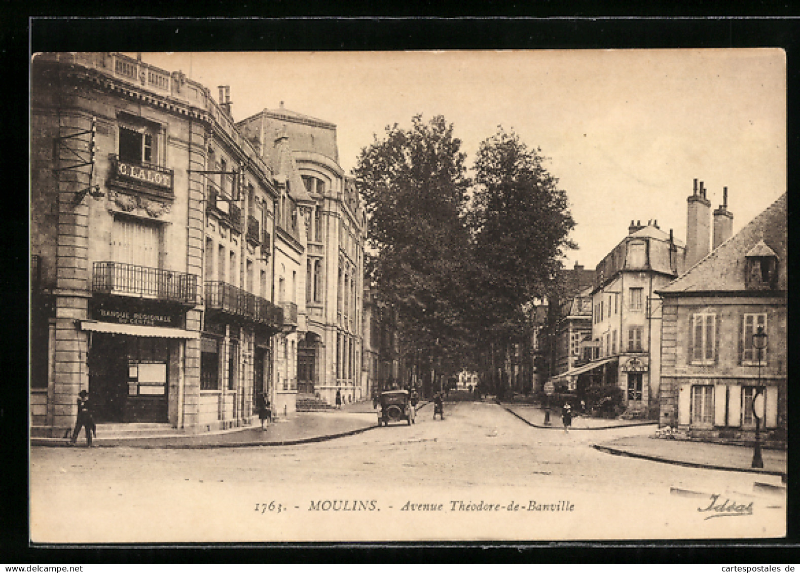 CPA Moulins, Avenue Theodore-de-Banville  - Moulins